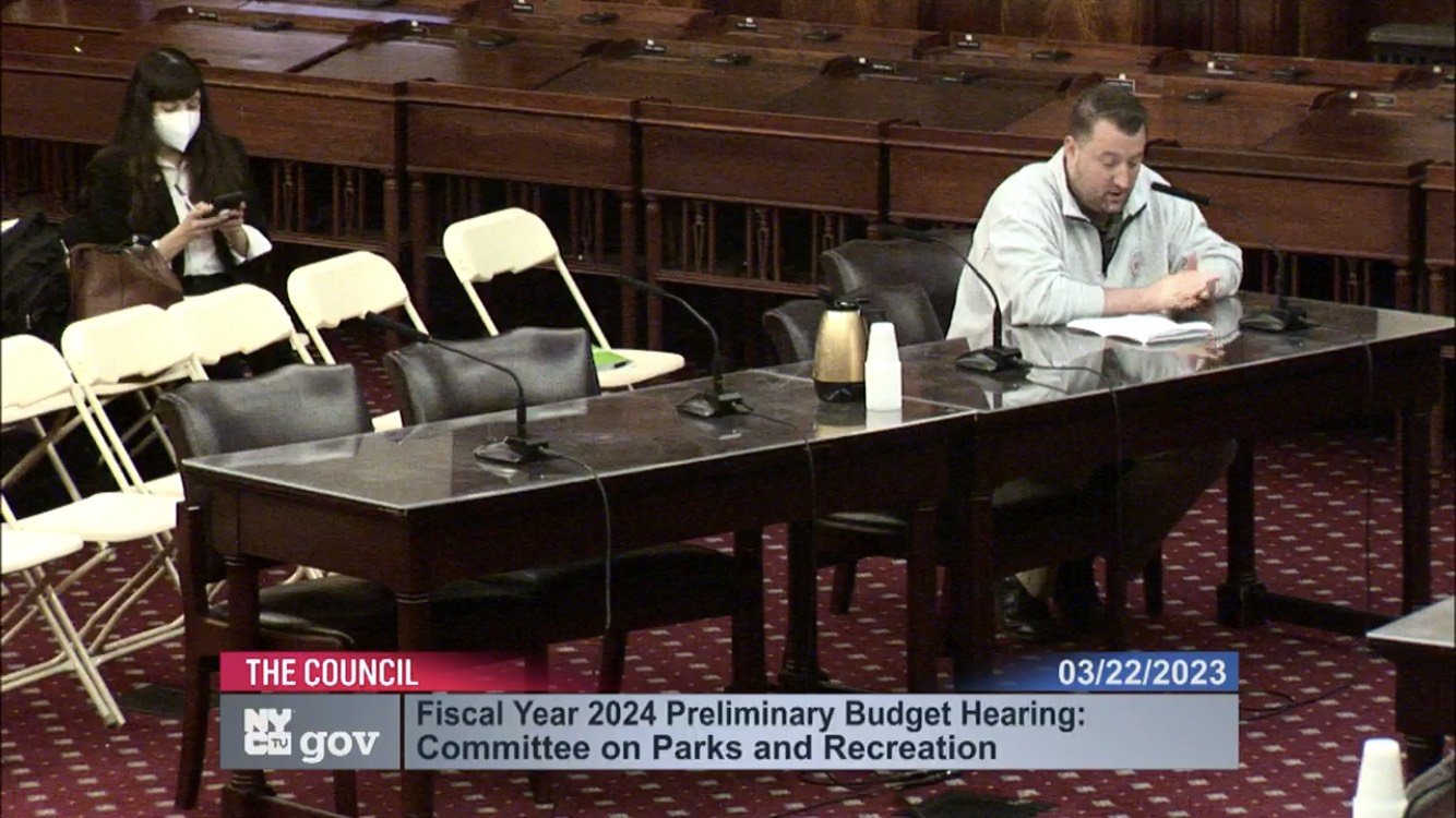LECET Testifies at the Preliminary Budget Hearing for the NYC Dept. of Parks and Recreation