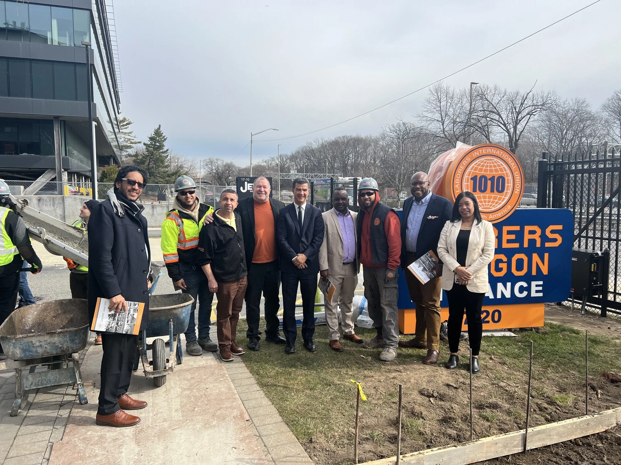 NYC DOT Commissioner, Ydanis Rodriguez visits Local 1010 during Apprentice Training