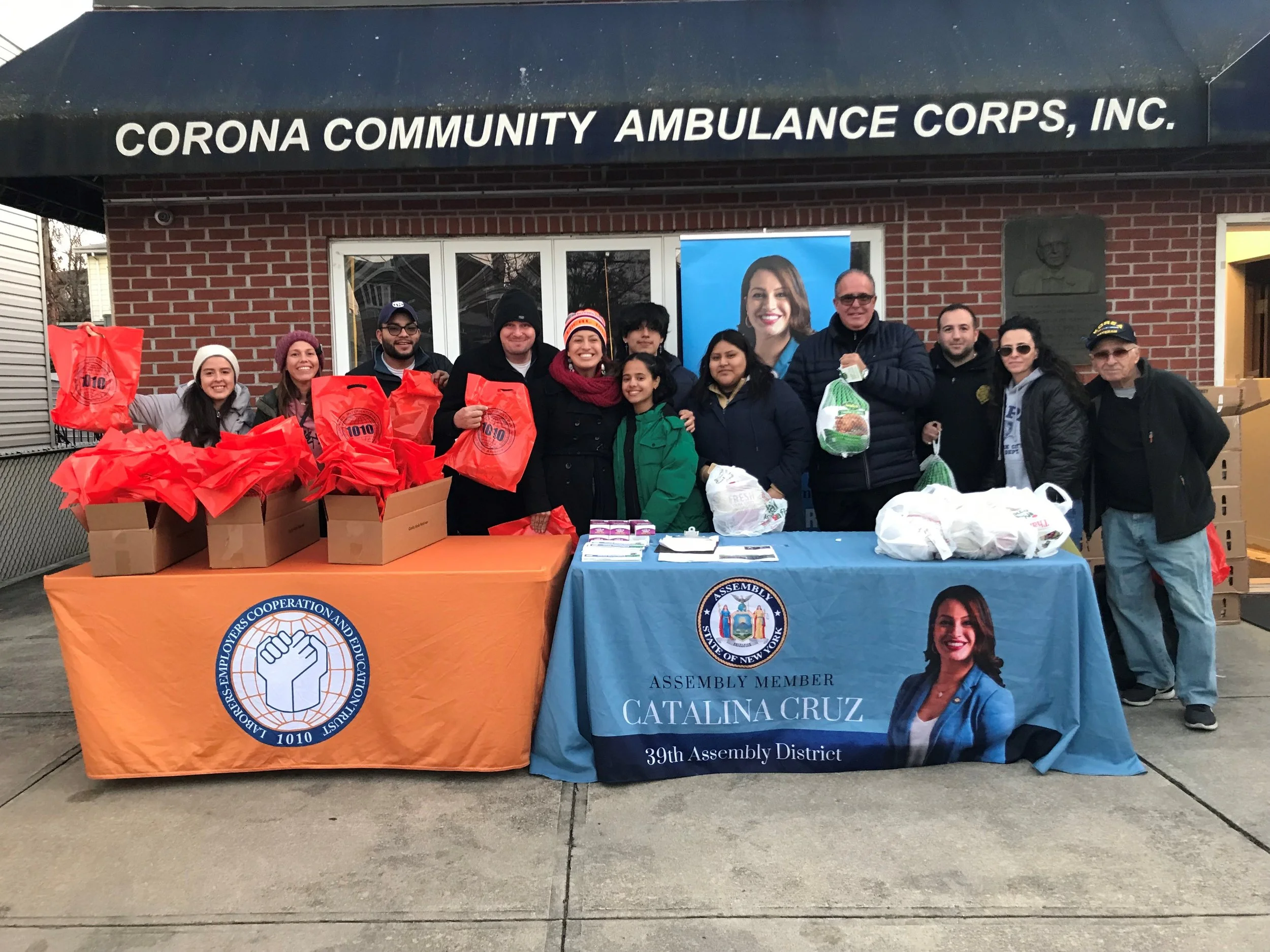 Cold-Weather Gear Giveaway with Assembly Member Catalaina Cruz in Corona