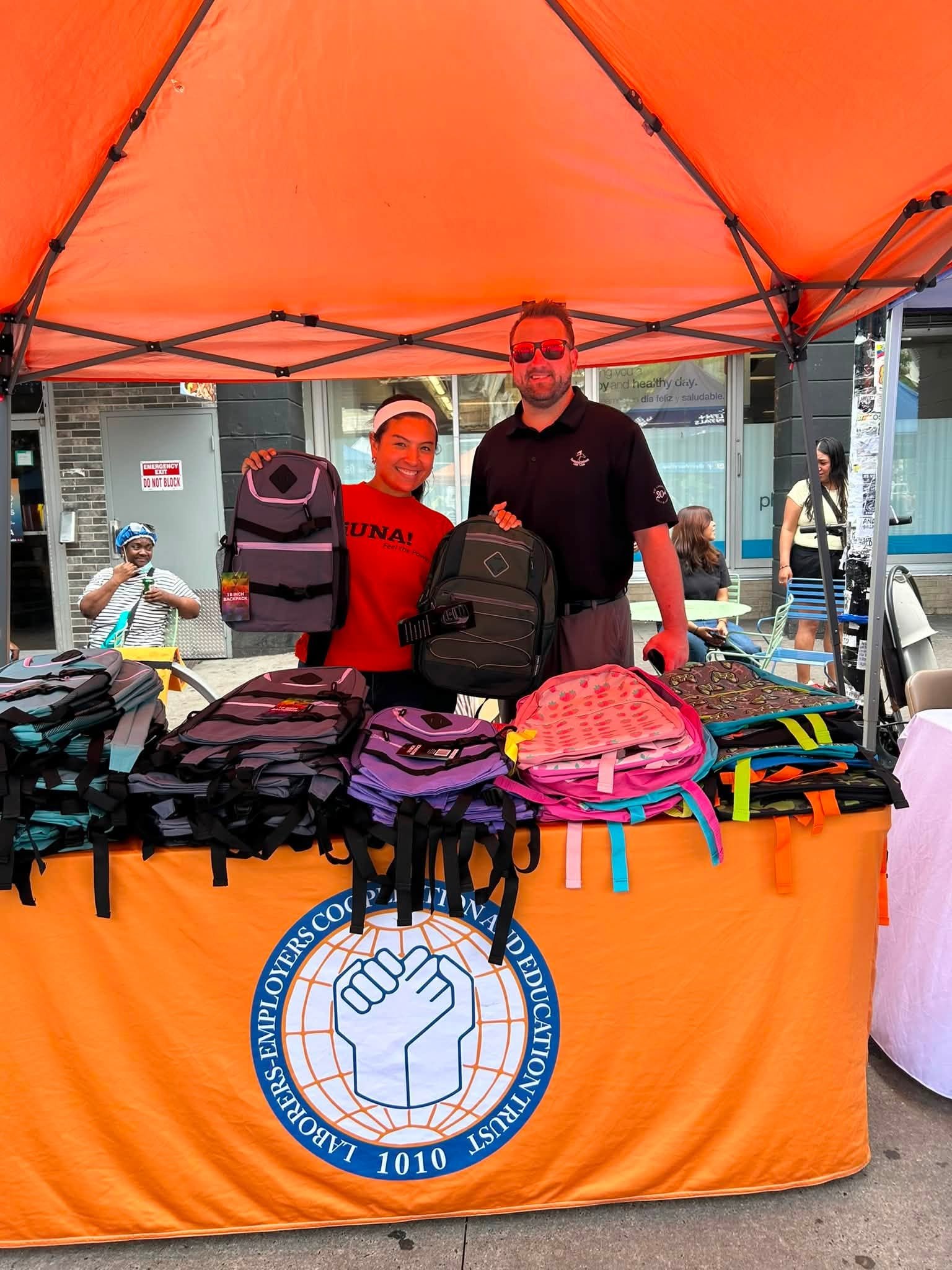  Backpack Giveaway with Queens Borough President Donovan Richards