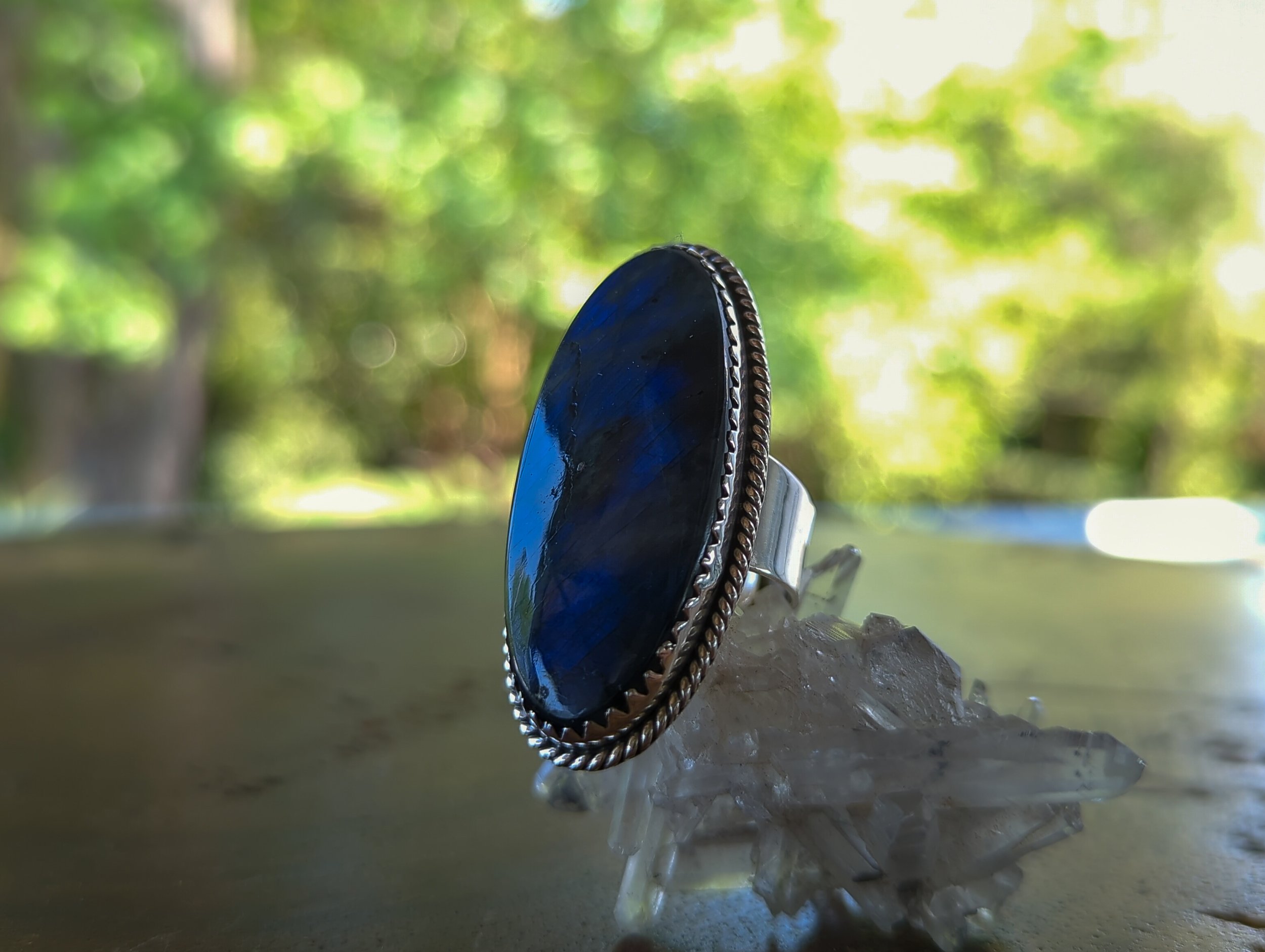 Anillo semilla de Labradorita