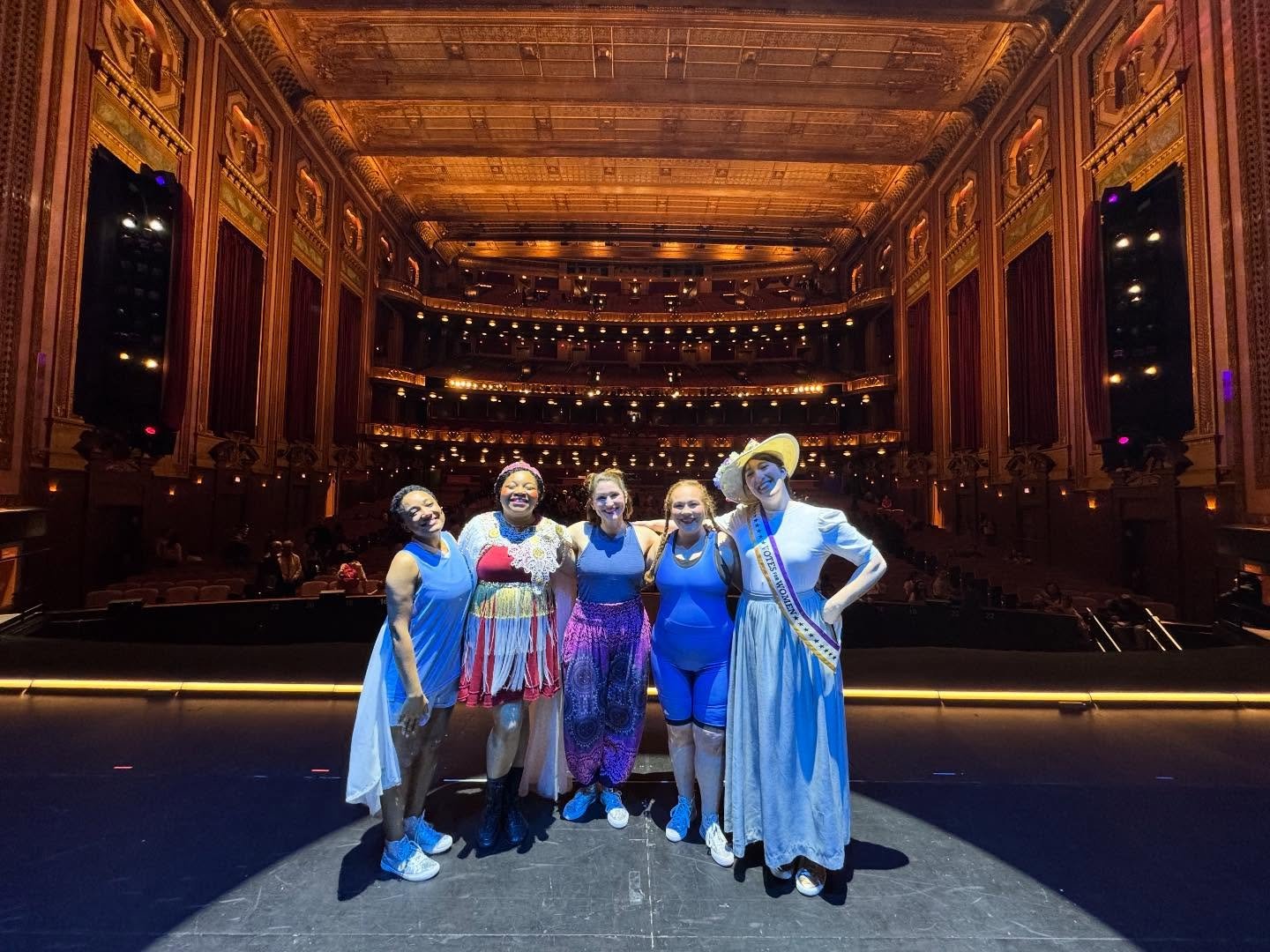 Sang on the big stage today! I feel so lucky to have shared Katie&rsquo;s story of strength with hundreds of families, and to have done it with such wonderful cast mates and a supportive team. Thank you @lyricopera for inviting the community in throu