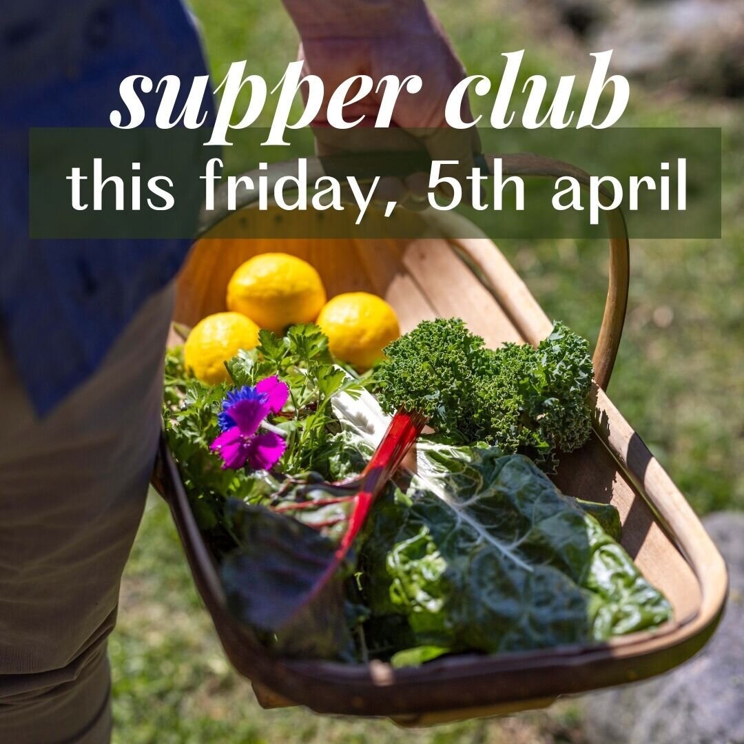 Kia ora.  Our next Supper Club evening is just around the corner - this Friday, 5th April.  We are planning a super tasty, 3-course feast prepared from freshly picked produce from our gardens as well as top notch locally sourced ingredients.
We're ha