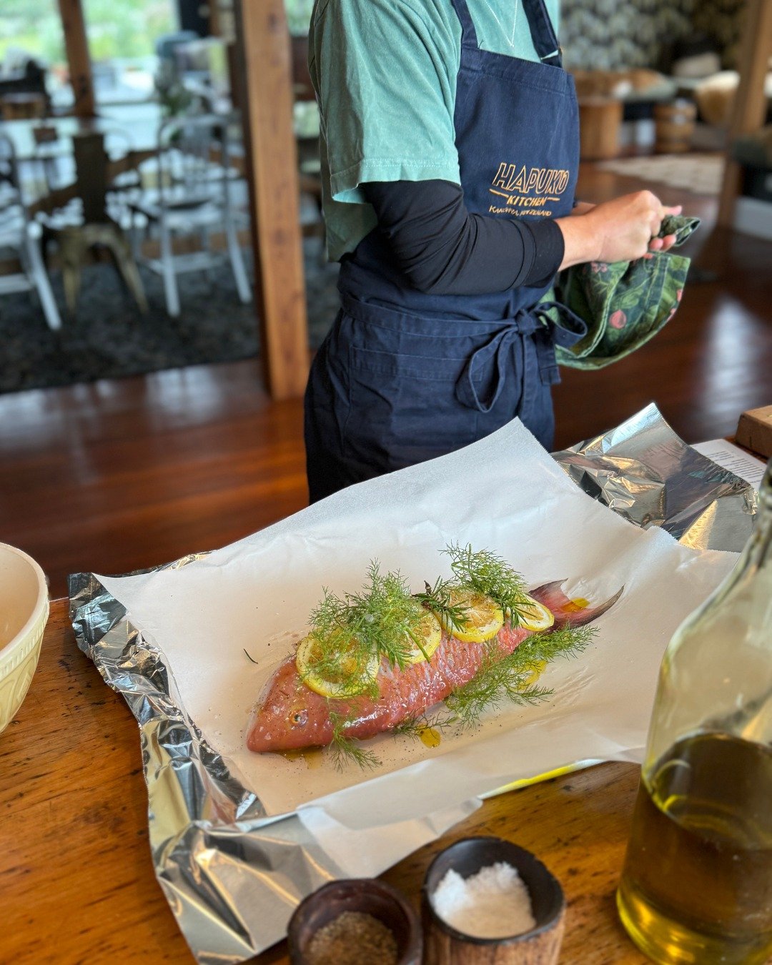 Hook, herb, lemon, love. 🐟💛 #CatchForageCook"