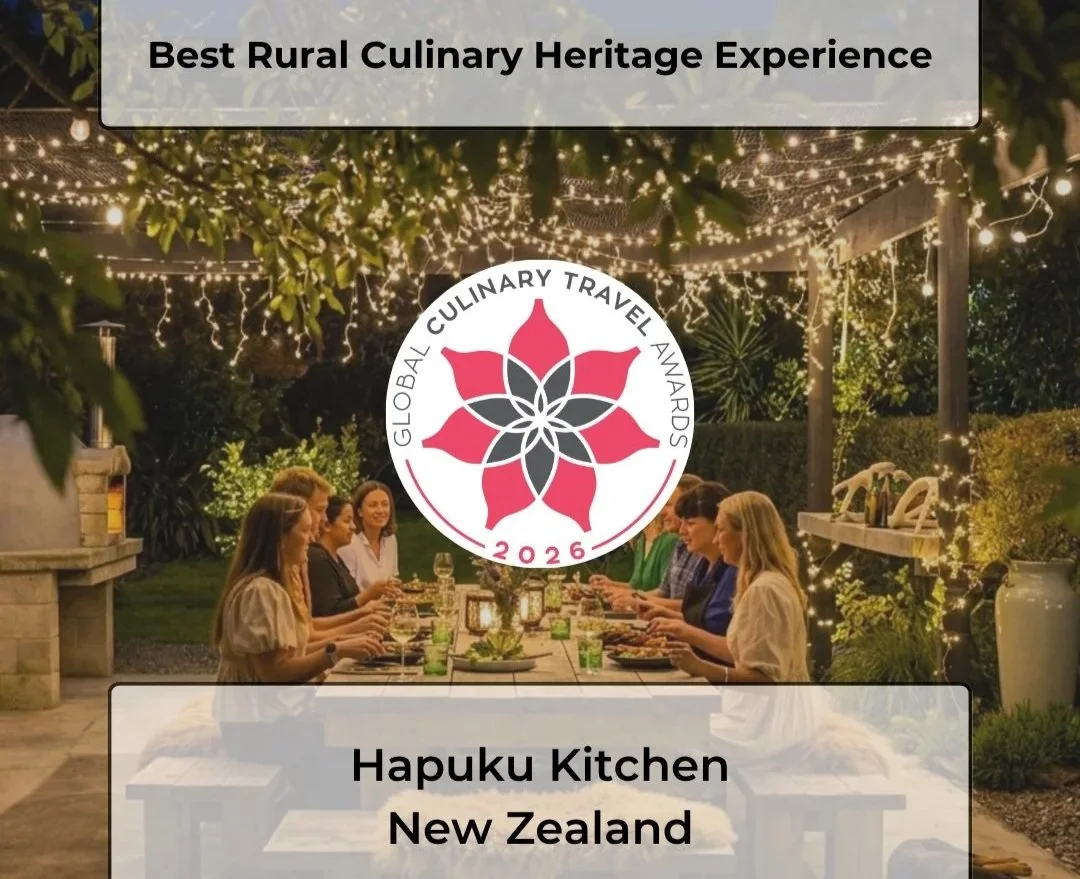 Hapuku Kitchen Wins 2026 Global Culinary Travel Award for Best Rural Culinary Heritage Experience