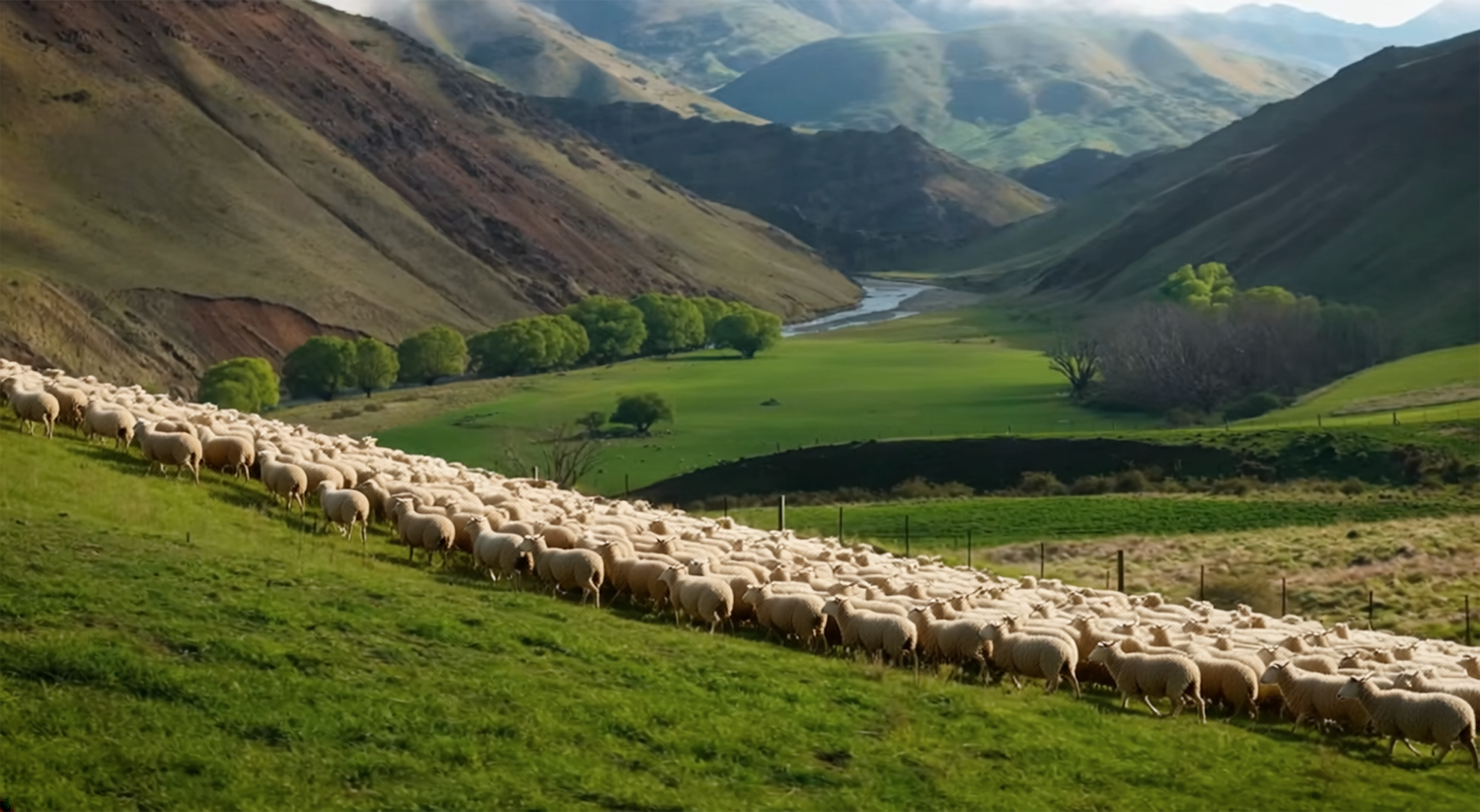 High-country station landscape