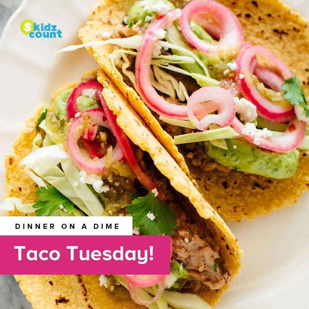 Taco Tuuuuuuesday! 

Simple tacos, and the right shopping strategies, and you can make $5 tacos (for the entire family) at home. 

https://www.5dollardinners.com/5-tacos/
&bull; 1 lb. ground beef or ground turkey
&bull; 1 packet taco seasoning
&bull;
