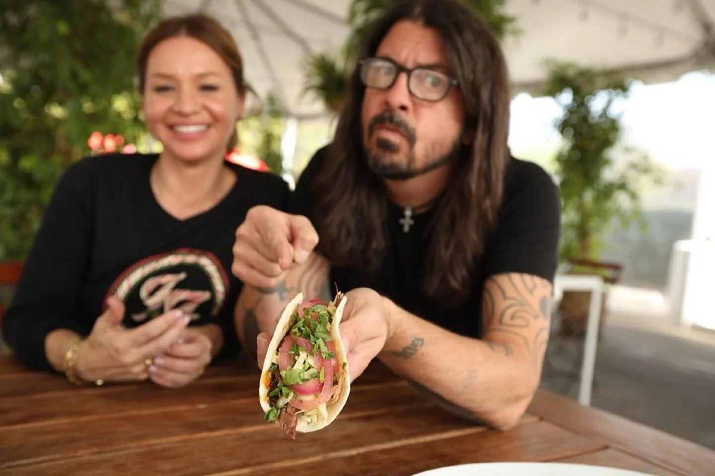 #Repost @casavegarestaurant
・・・
&ldquo;COME EAT OUR TACO!!&rdquo; Foo Fighters Especial: Smoked Brisket Tacos, Mexican Elote, Spanish Rice &amp; Refried Beans!! Available starting TODAY. Reservations on RESY. 

@foofighters x @casavegarestaurant coll