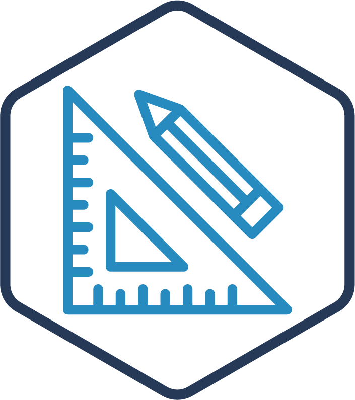 design build drafting tools icon