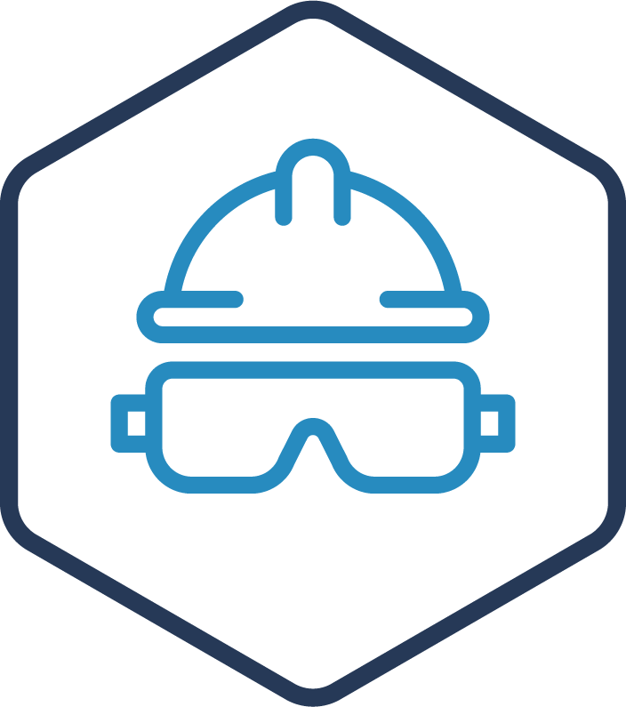 General contracting hard hat icon