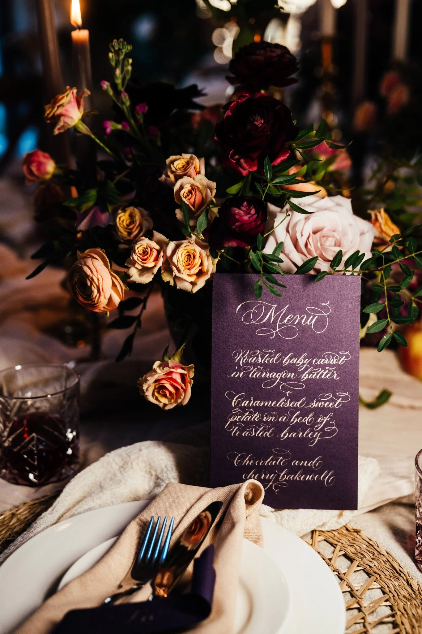 Hi! I'm Claire. 

I write on the day wedding stationery for weddings all over the world. Most often, my calligraphy decorates place name cards and escort cards. 

I make bespoke wedding invitations and address envelopes in exquisite, quality calligra