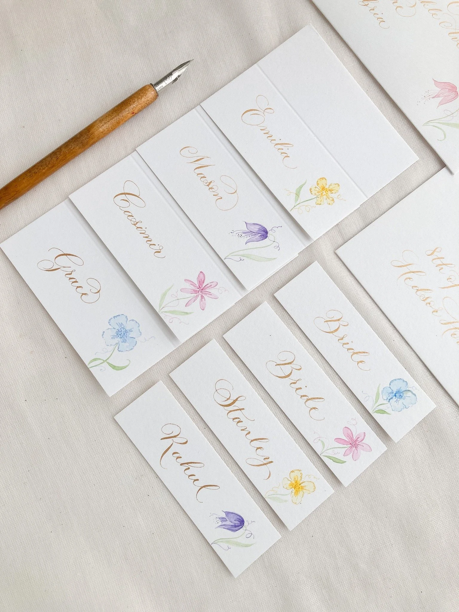 My calligraphy samples, the things I write and video for social media - they&rsquo;ve changed.

The simplest thing, the tiniest little switch means my wedding calligraphy business is becoming more inclusive.

I don&rsquo;t write bride &amp; groom any