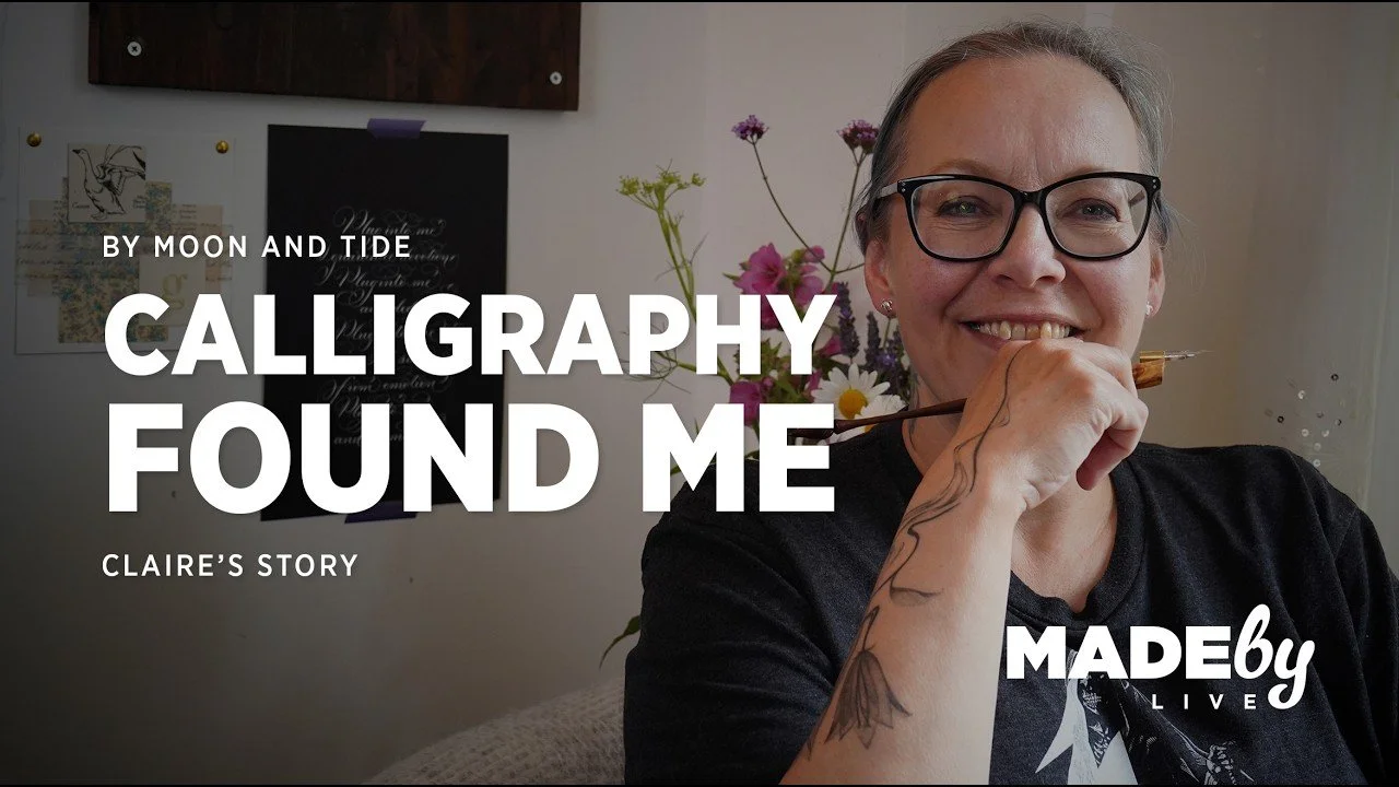 The beautiful reality of a calligraphy business: YouTube interview with Ingenious Gifts
