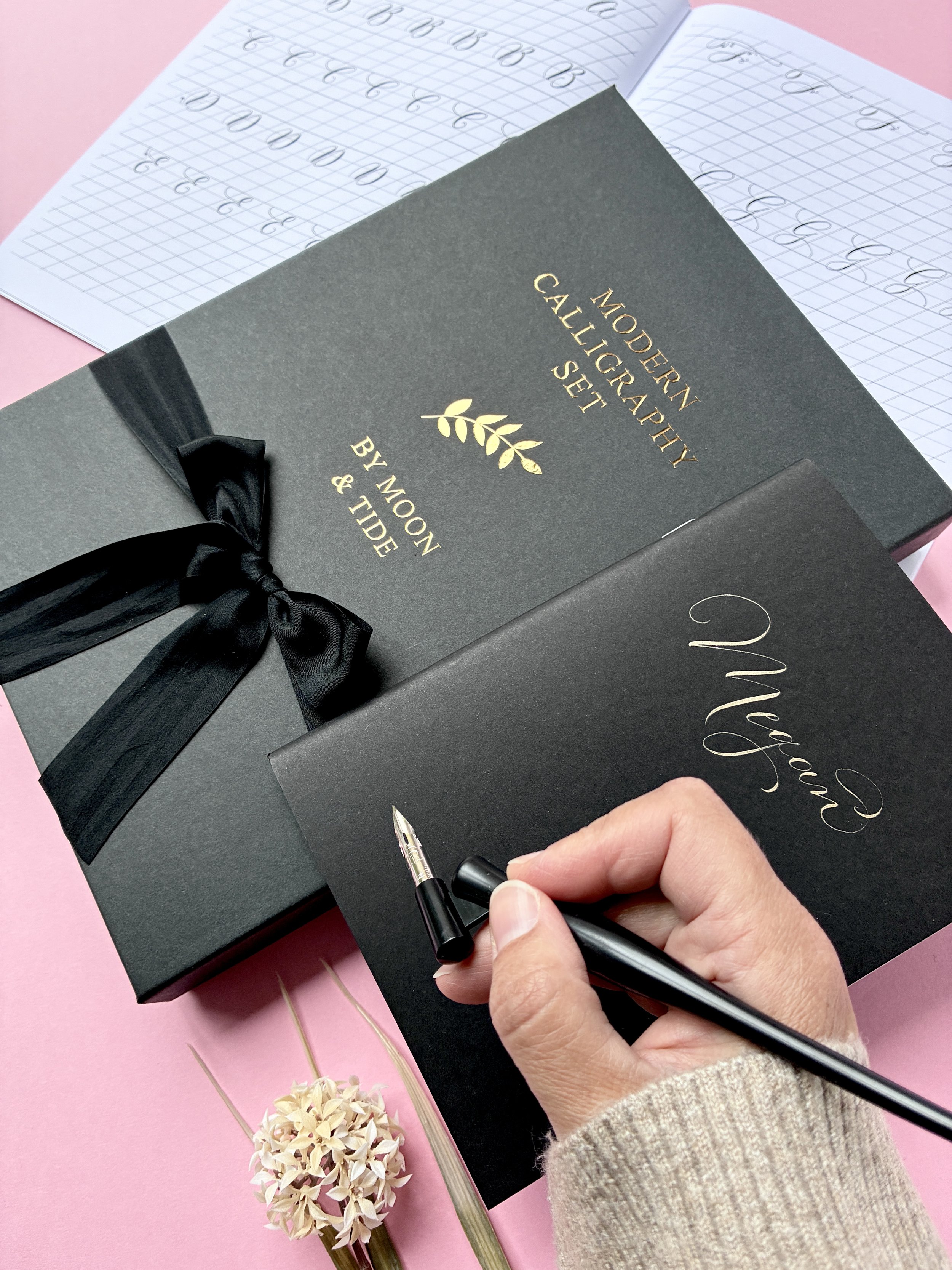 Calligraphy Set for modern lettering beginner friendly made in the UK By Moon and Tide_0769.jpg
