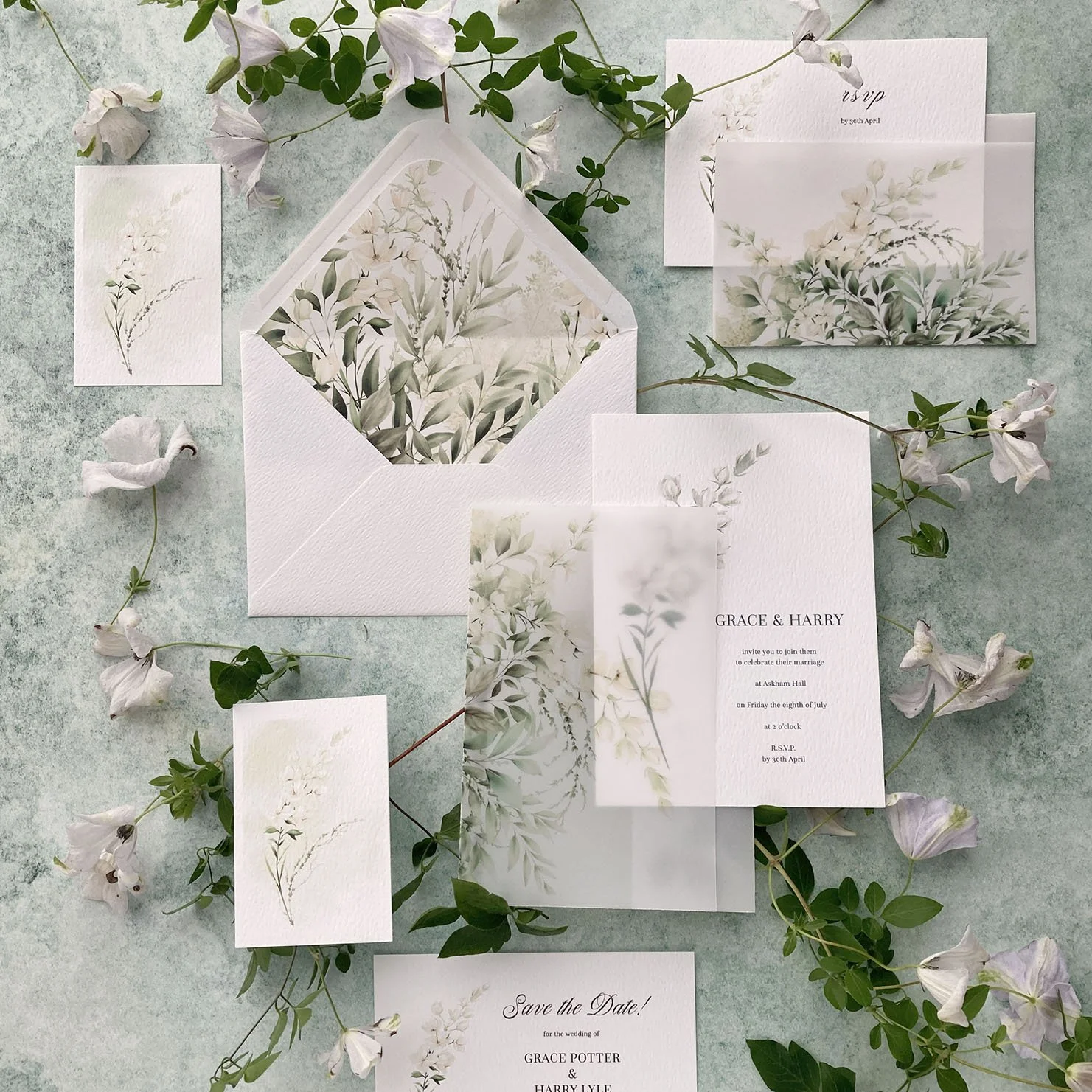 spring summer botanical wedding invitations UK.jpg