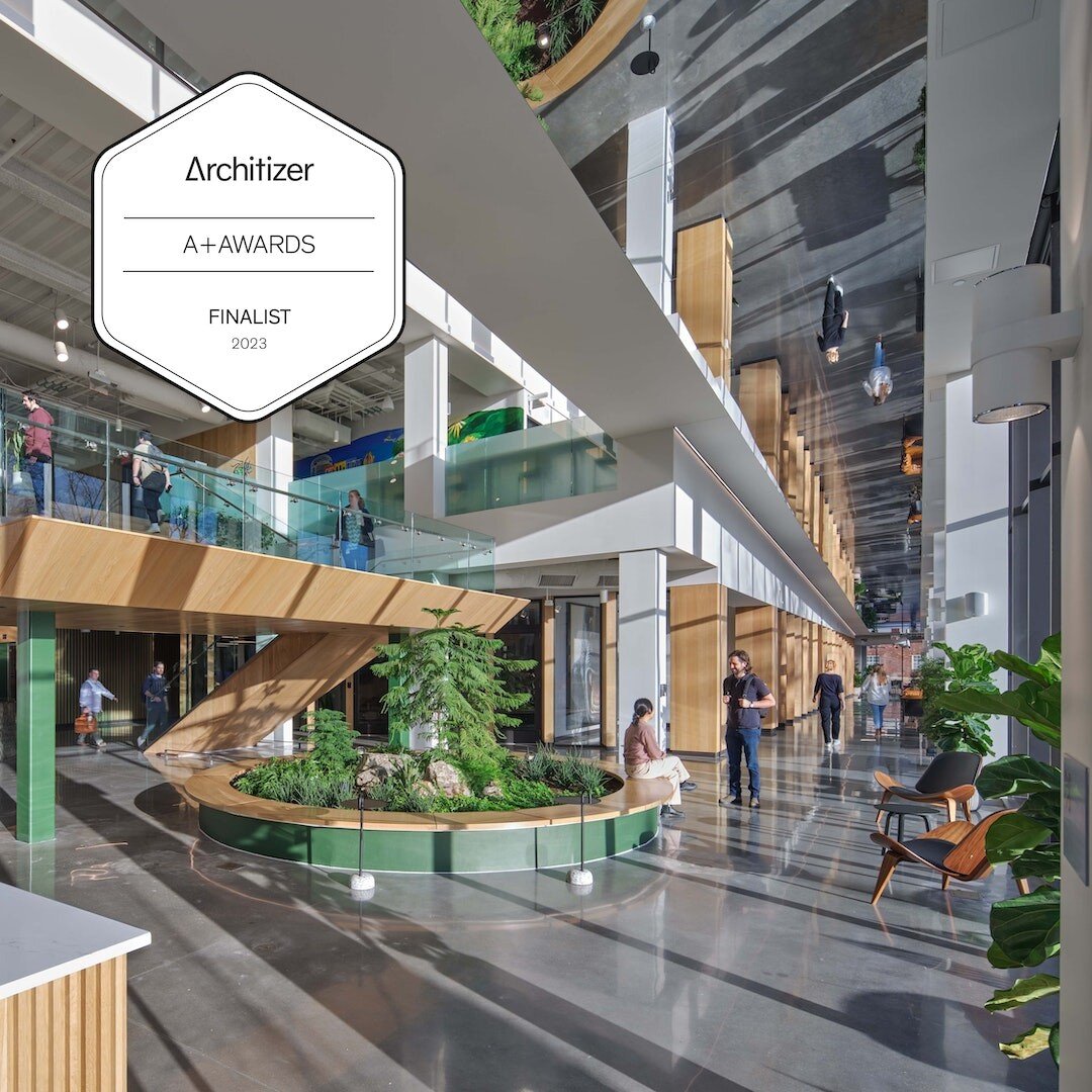 We made the list! Ledger has been selected as one of five finalists for the Architizer A+ Awards for Coworking Space!

We are honored and humbled at this exciting news. And even more grateful for everyone who contributed to making this space a realit