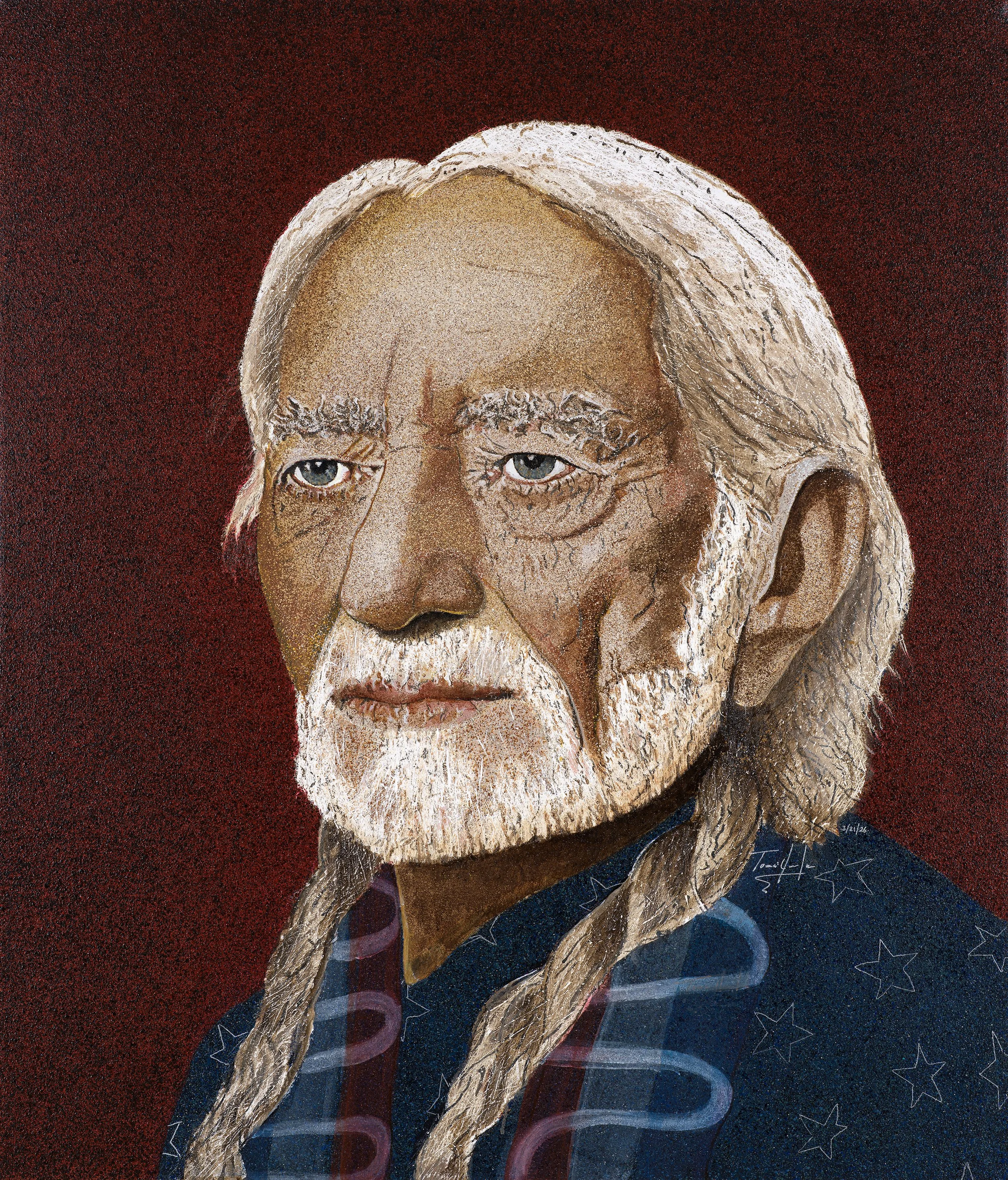 SHOTGUN WILLIE, Painting on Canvas, 55x47", 2026