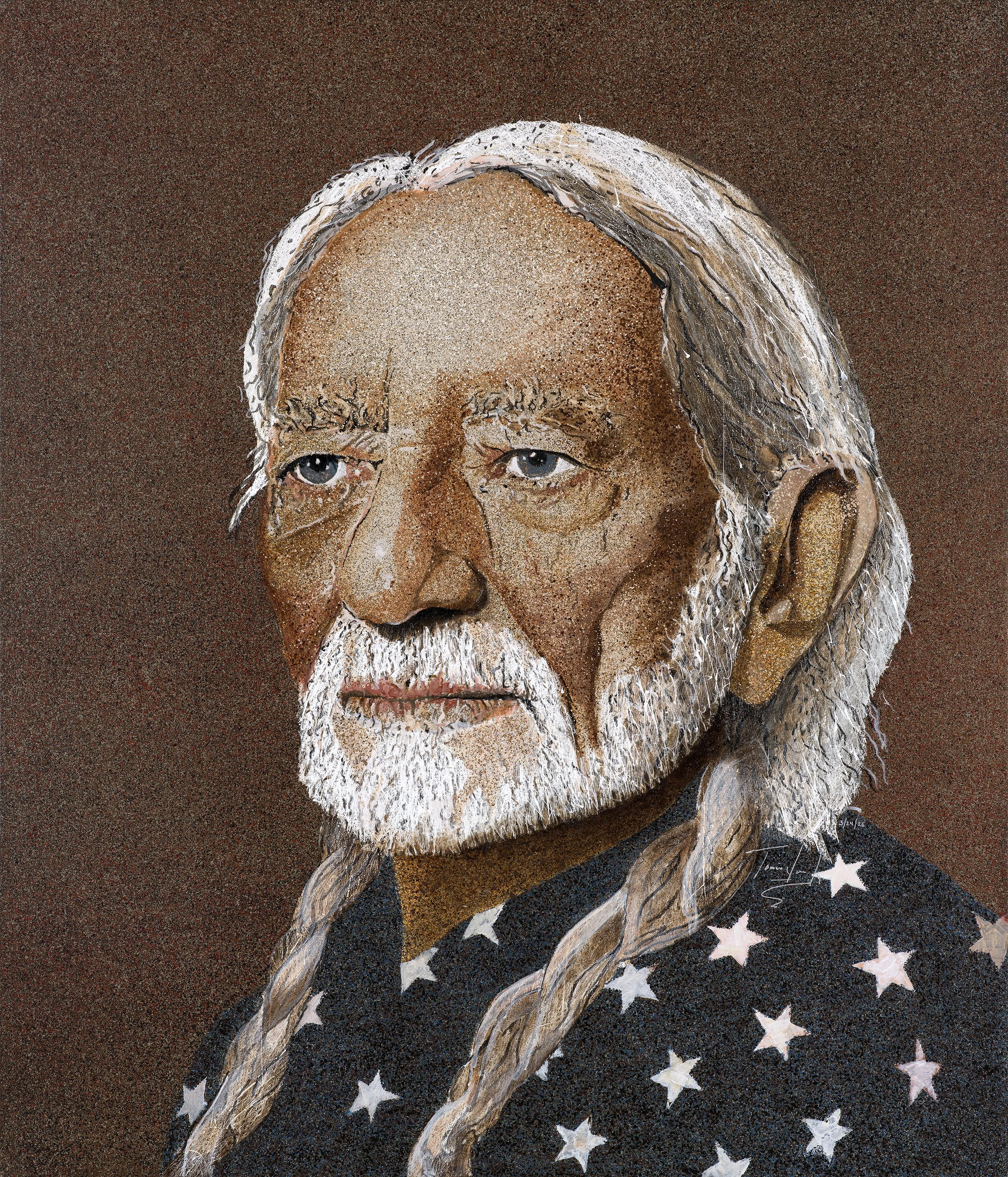 UNCLE WILLIE, Painting on Canvas, 55x47", 2026