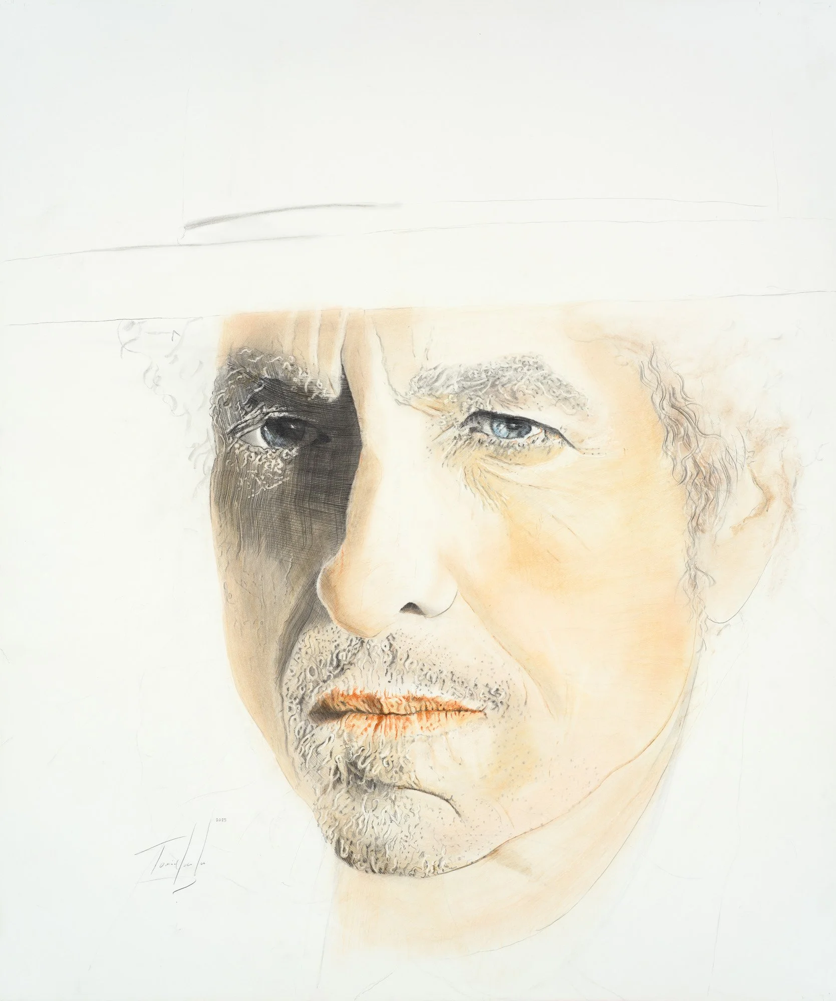 DYLAN, Drawing on Paper, 48x40", 2025