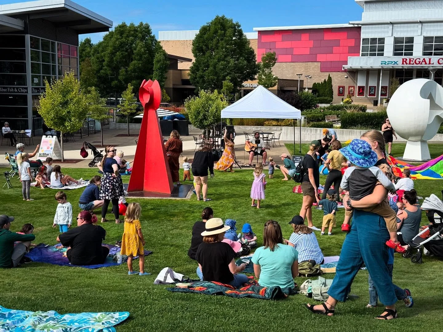 Playdays on the Plaza today! Join us at 10 as Whatcom Center for Early Learning leads us in story and song!