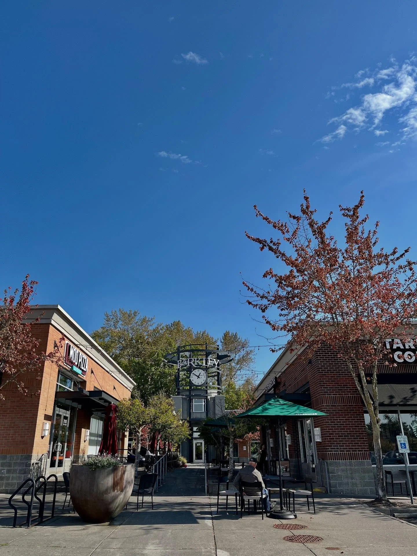 The fall vibes are here! 🍂 Barkley Village has so much to offer this time of year for those who work, live, or visit. Grab a cozy drink with coworkers at @woodscoffee or @starbucks, enjoy a walk with a friend to take in the fall colors throughout th
