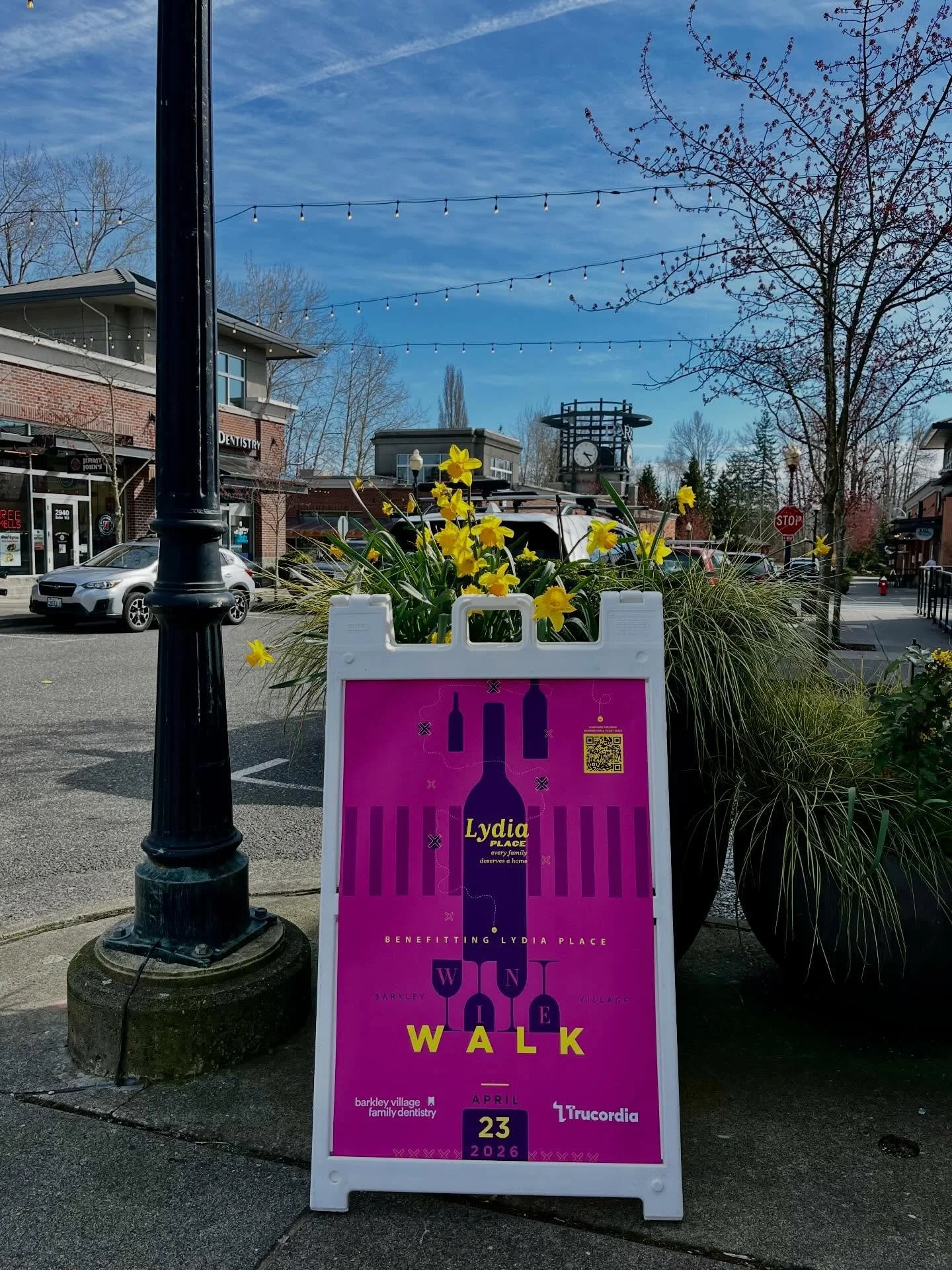 🍷 Spring is here &mdash; and Wine Walk is just around the corner! 

On Thursday, April 23, stroll through Barkley Village tasting regional wines and supporting a good cause. Every dollar from your ticket goes directly to @LydiaPlace &mdash; so you g