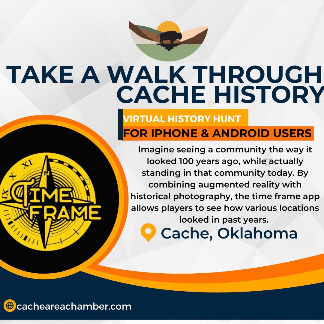 Did you know the TimeFrame App is now LIVE in Cache?!? Be sure to try it out tomorrow during Summer in the Streets!