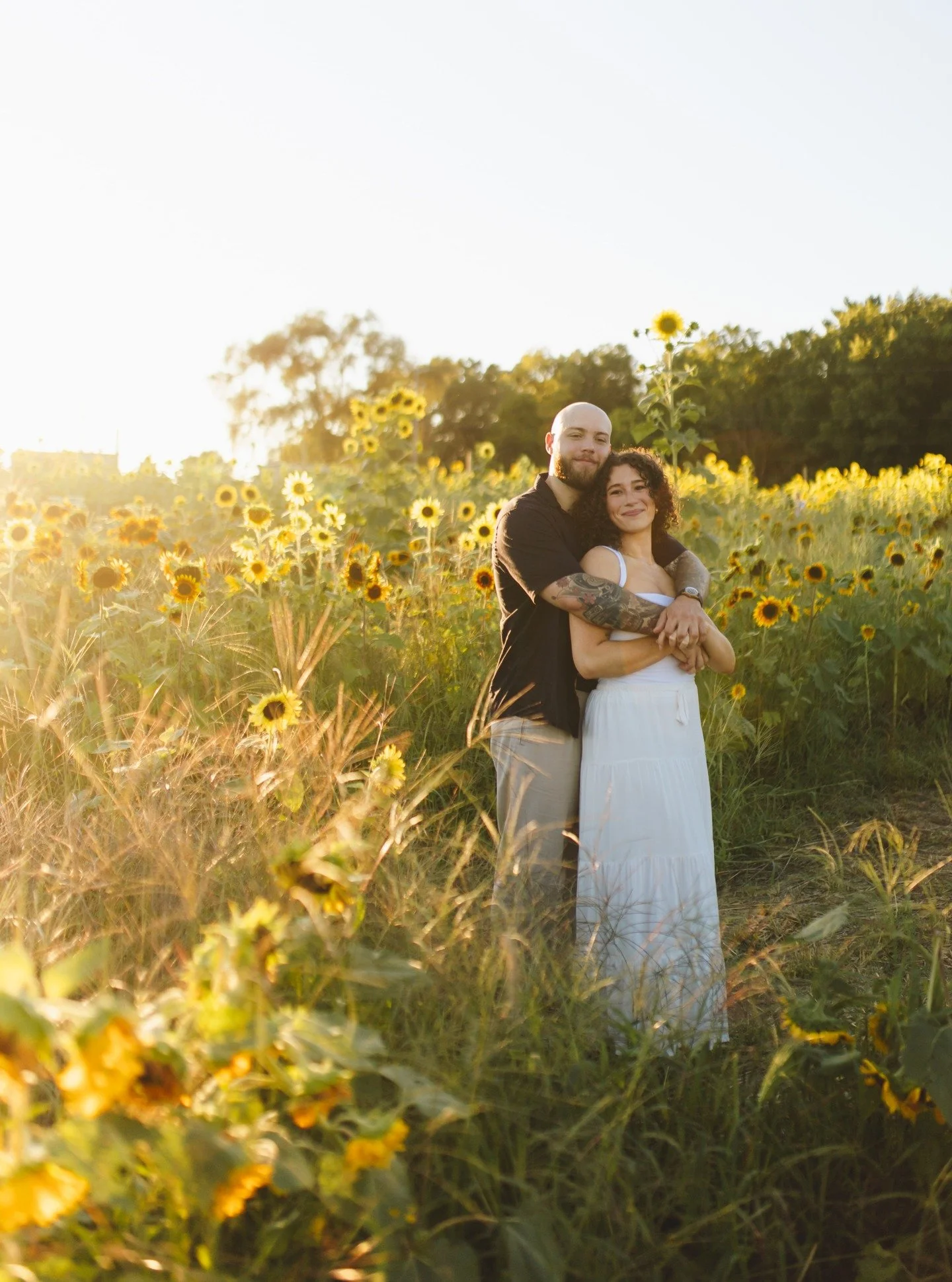 Ben, and Trinity, and a million sunflowers. 🌻
