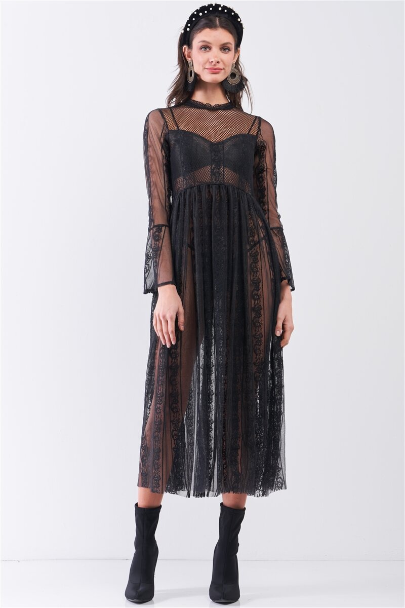 boho goth dress