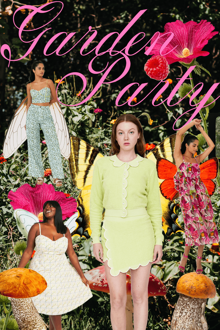 Garden Party E-commece Banner, Blog Design