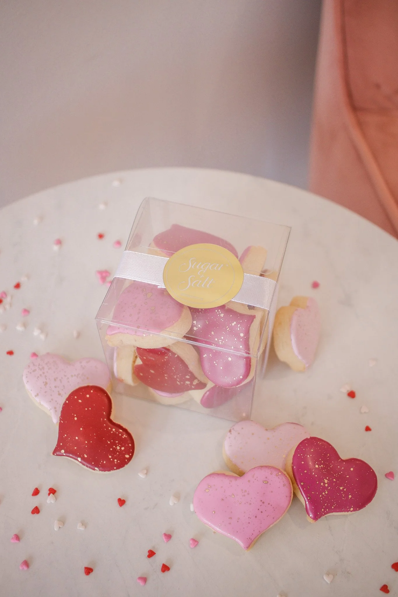 Sugar Cookie Heart Gift Box