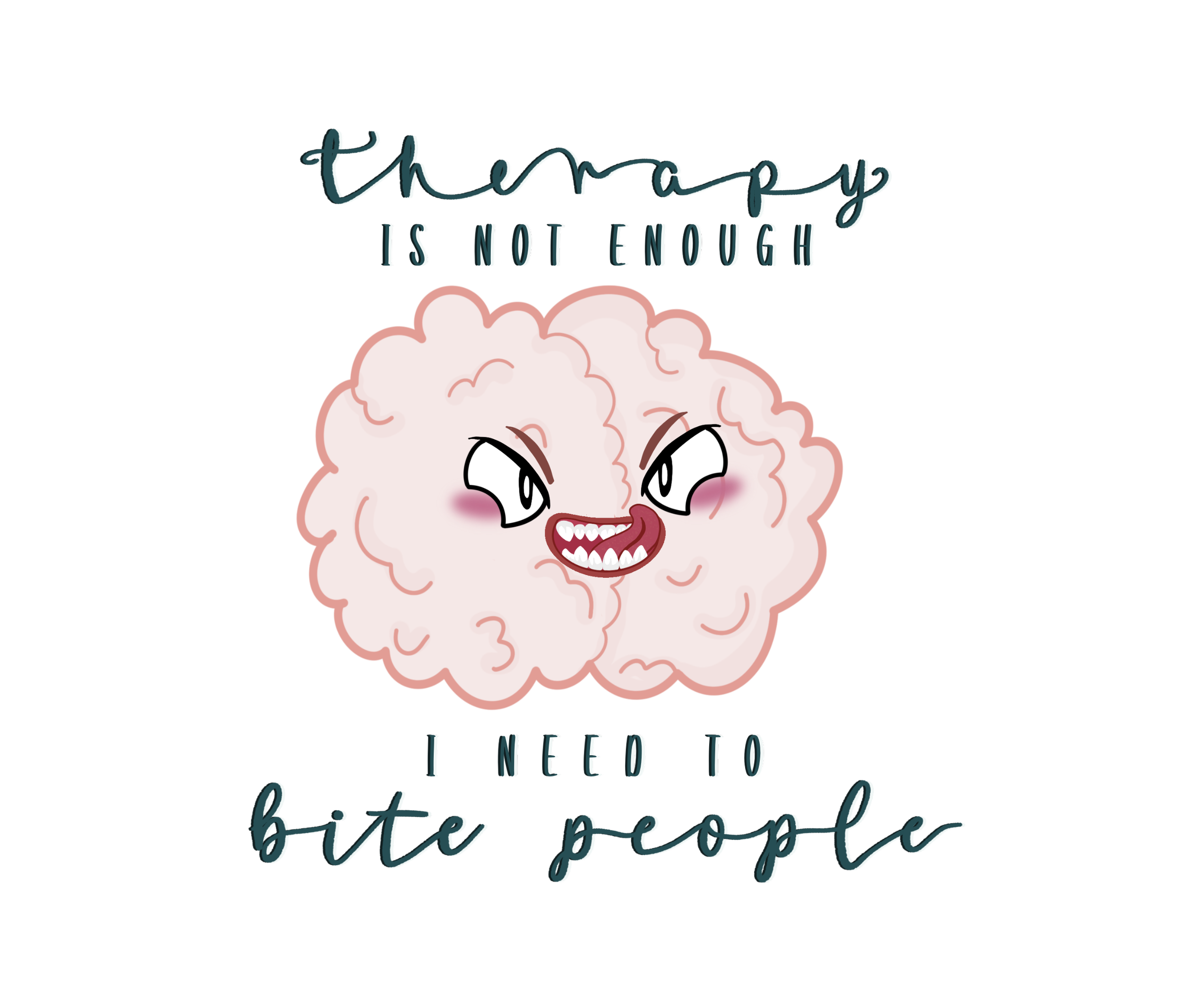 Therapy Brain Sticker