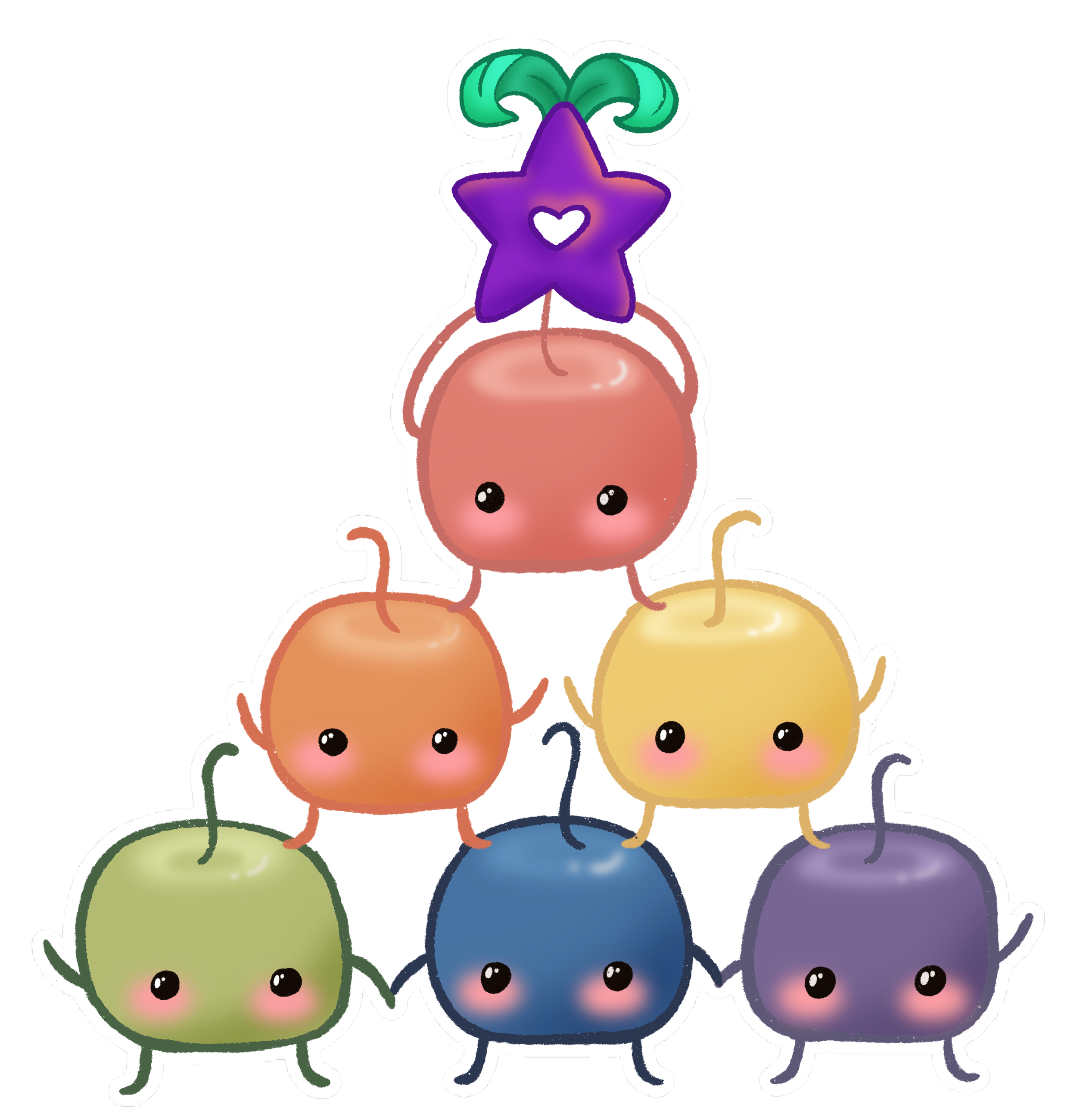 Totally Not Trademarked Little Jelly Blob Sticker