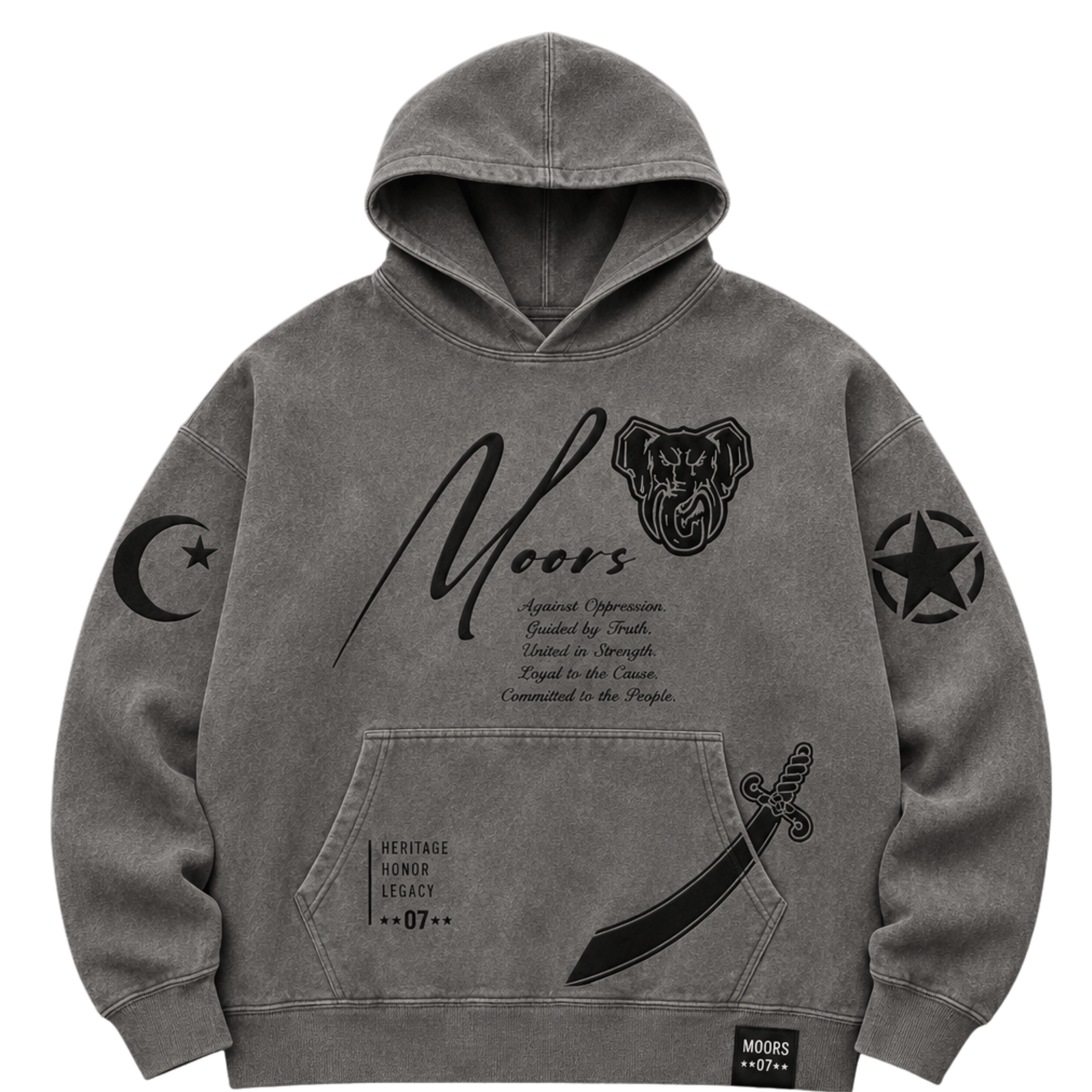 Moors Hoodie with Scimitar (12oz)
