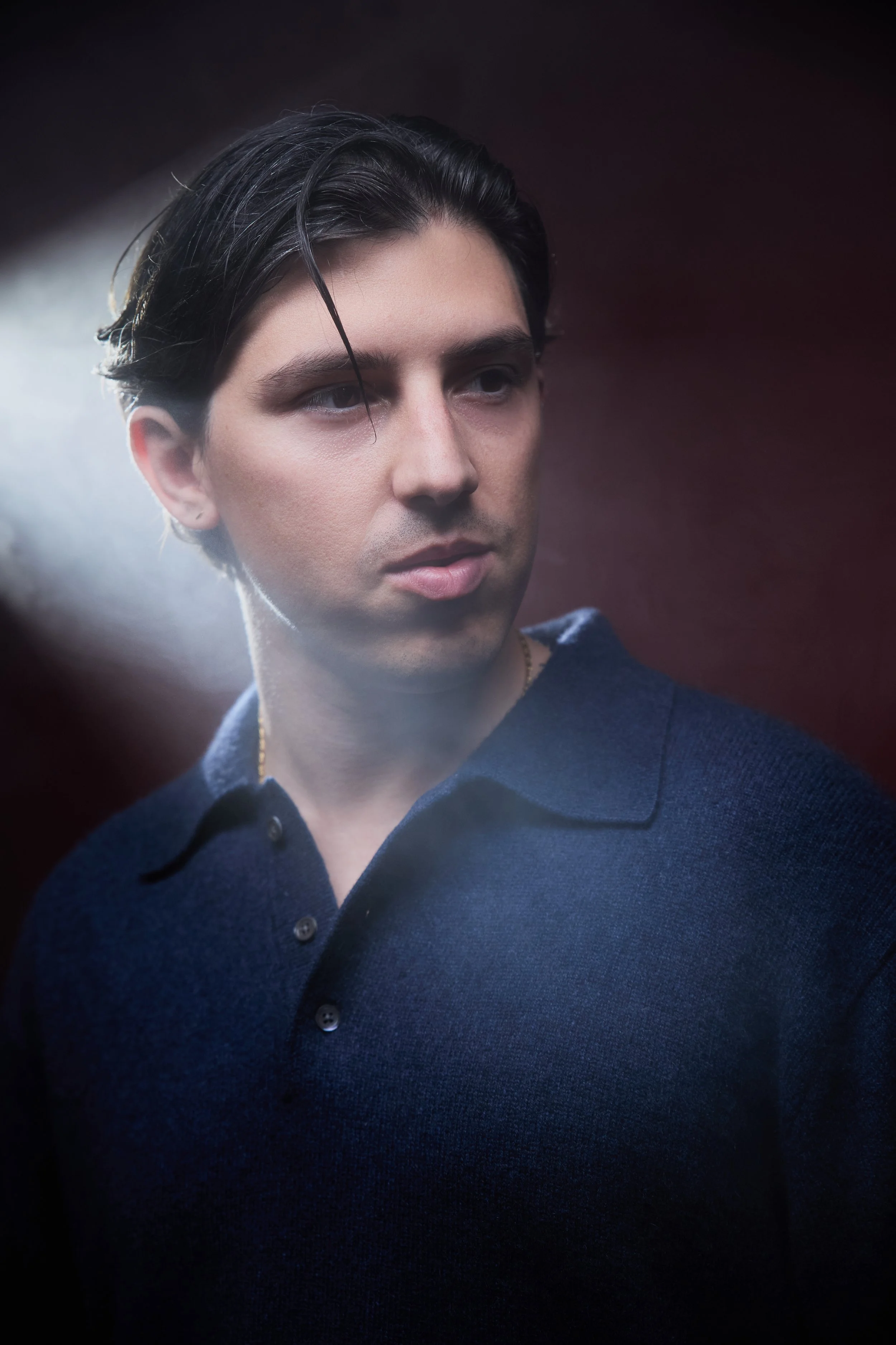 Moody portrait photography of artist Durante by Los Angeles portrait photographer Matt Francisco