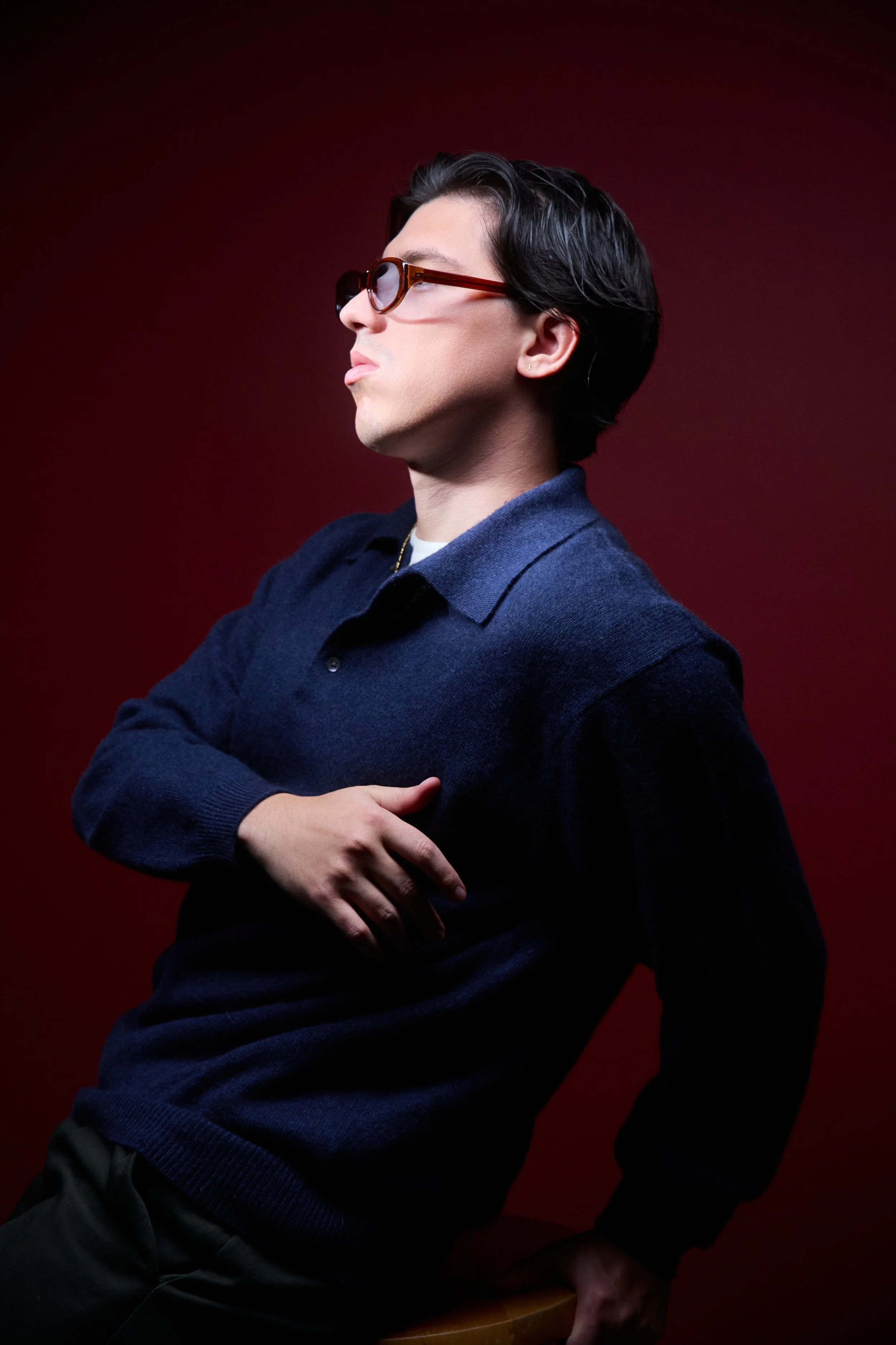 Editorial portrait photography of artist Durante by Los Angeles portrait photographer Matt Francisco