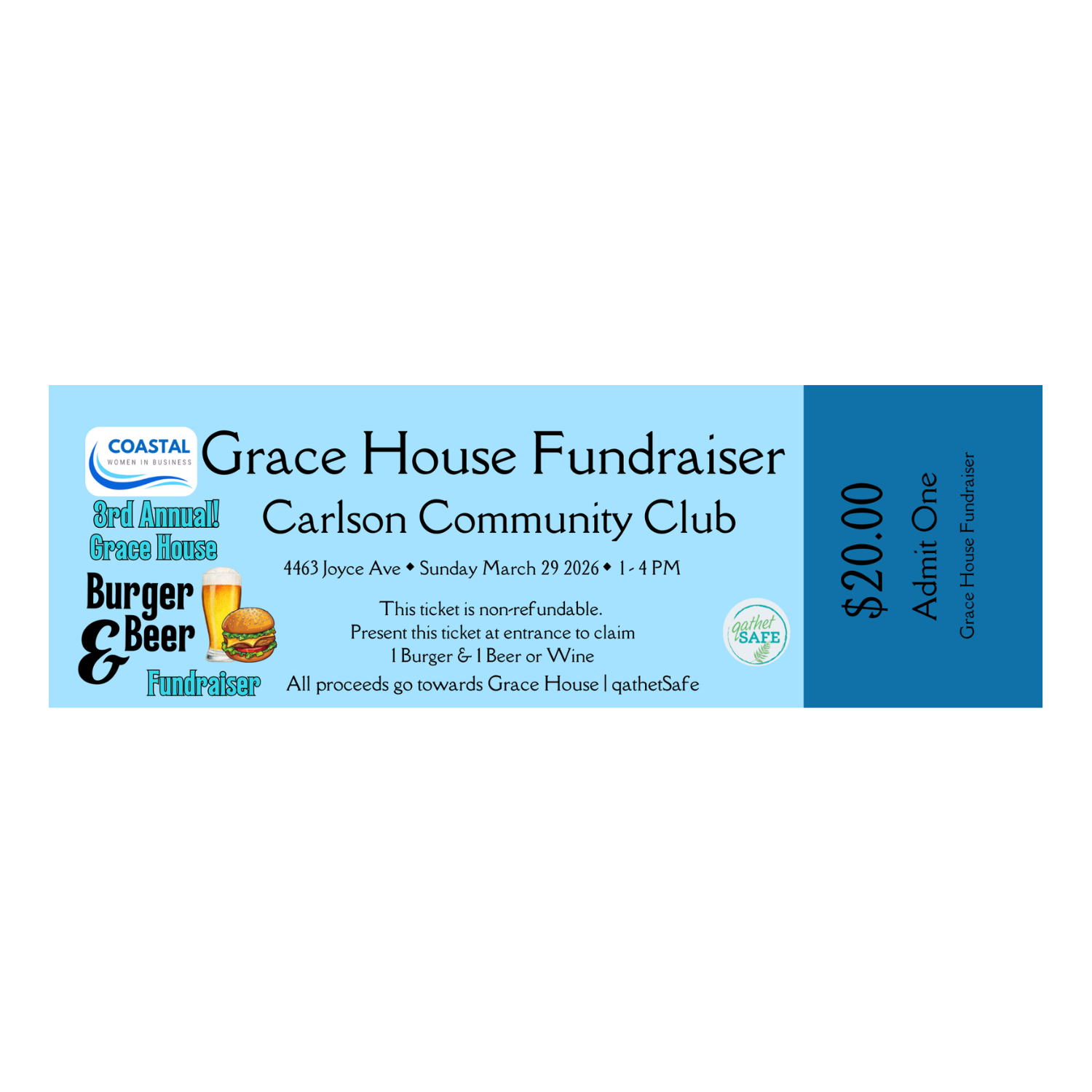 Grace House 2026 Fundraiser Ticket