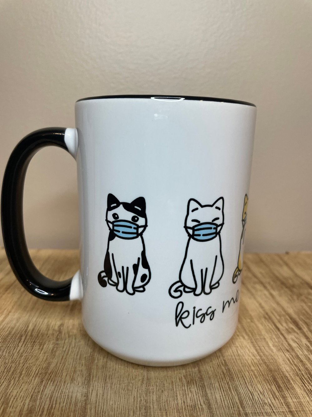 Cat Dishwasher Safe Microwavable Ceramic Coffee Mug 15 oz., 1