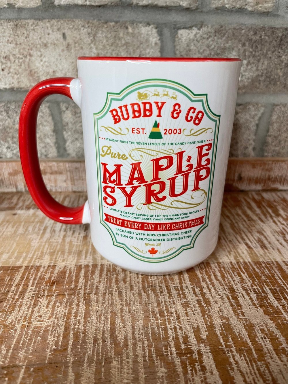 Christmas coffee mug gift / Buddy and Company Maple Syrup / 15oz handmade  coffee mug / Buddy the Elf Inspired / gift for Elf lover — Picklehead Soup