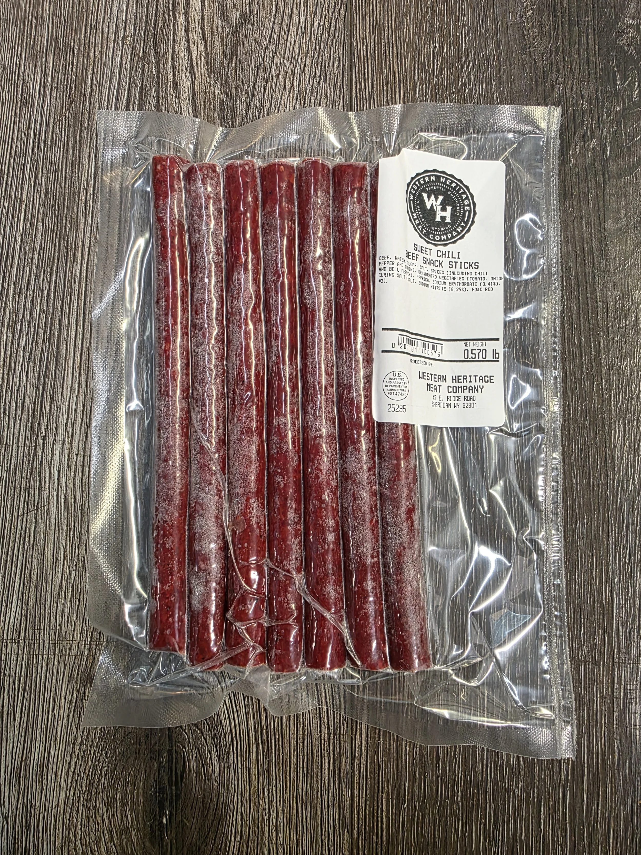 Sweet Chili Beef Snack Sticks