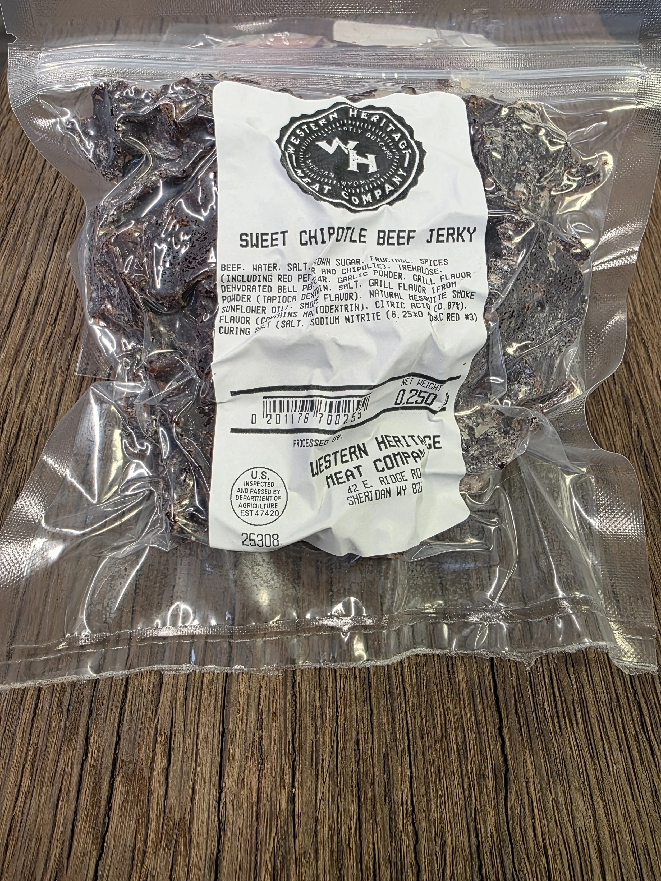 Sweet Chipotle Beef Jerky