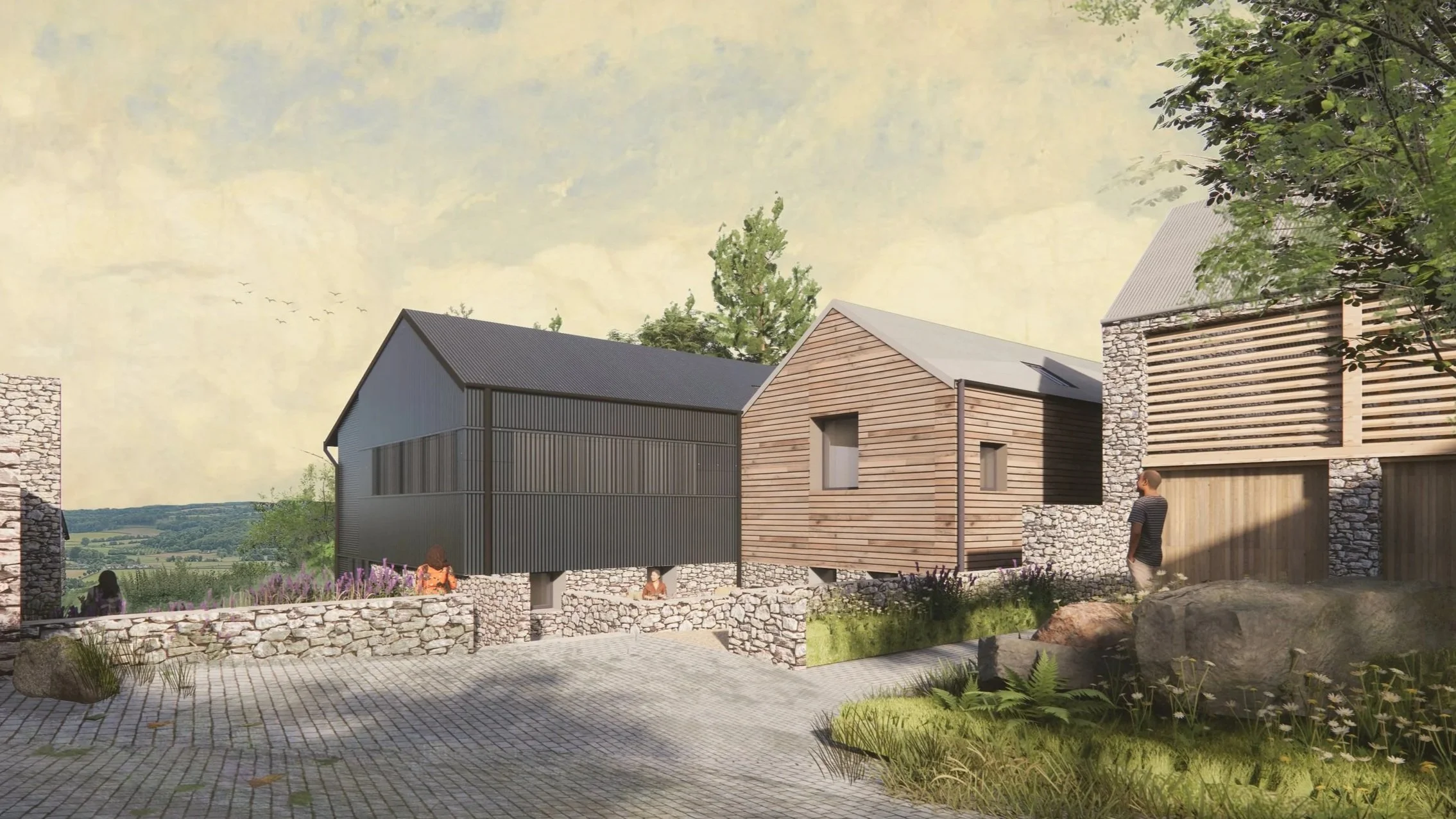 Planning Approved for Sustainable Rural Retreat and Sensitive Rebuild in The Golden Valley