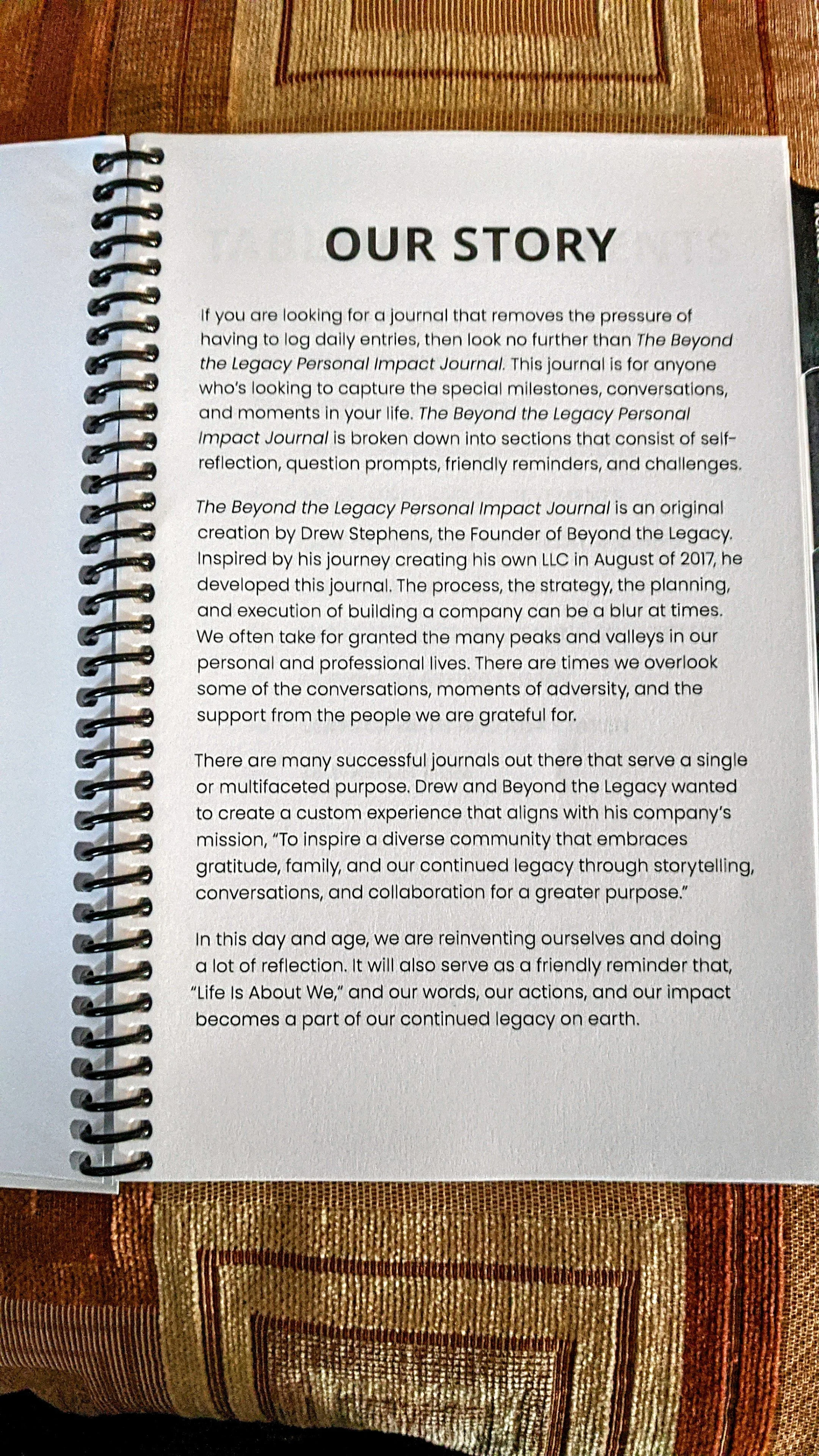 Single Journal One Single Journal — Beyond The Legacy