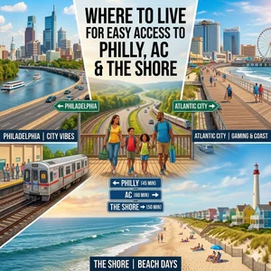 Where to Live for Easy Access to Philly, AC &amp; the Shore