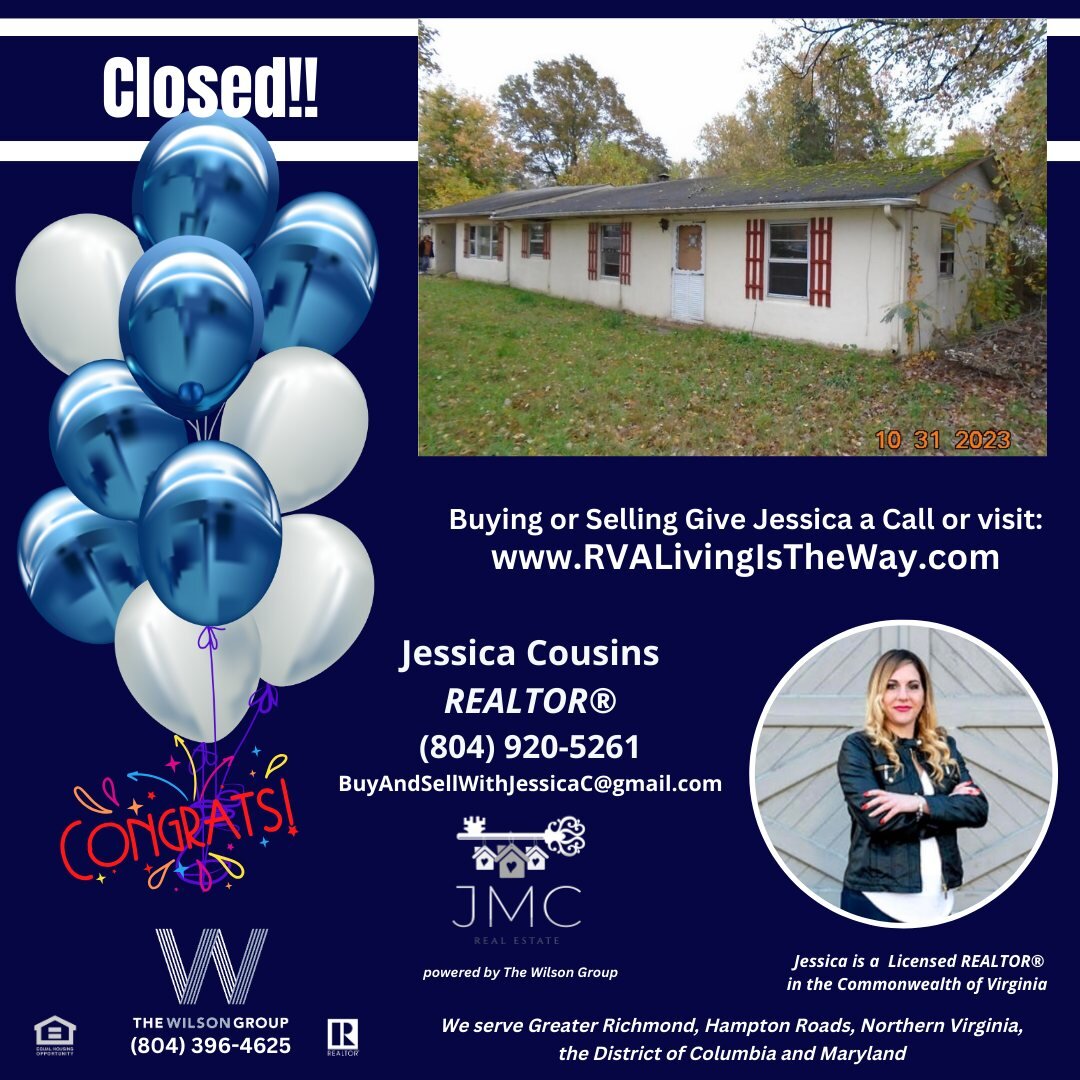 Congratulations to Jessica and her Buyer Client on their Closing Day! 🏠
We ❤️ what we do, and making great things happen - All about the Experience!
Check out other homes and land For Sale that Jessica Cousins Realtor would be happy to help with rig