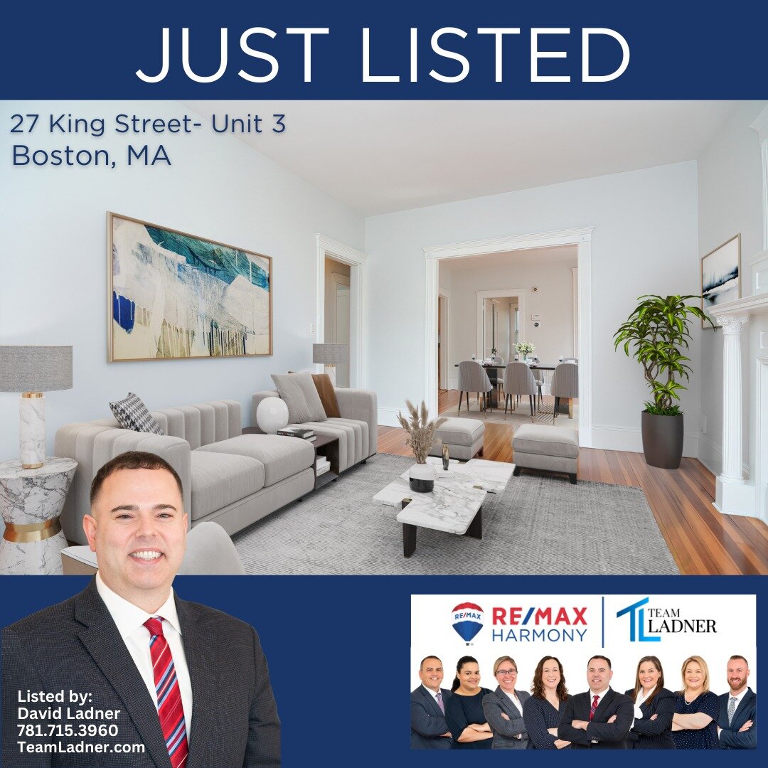 🔑Top floor 2-bedroom unit in Adams Village. High ceilings, beautiful hardwood floors, and original details throughout.✨

Open Houses
🎈Friday, 4/5 from 5:30-7:00 PM
🎈Sunday, 4/7 from 12:00 PM to 2:00 PM
🎈Monday, 4/8 from 5:00 PM to 7:00 PM

☎️781-