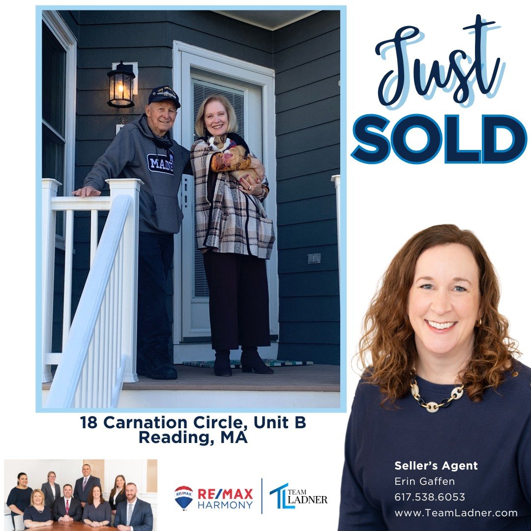 🔑The Story Behind the SOLD sign: Back in 2022, Carol and Andy sought the assistance of Team Ladner as they were looking for a home closer to Carol's job. They fell in love with the beautiful 18B Carnation Circle in Reading, and Erin helped them to s