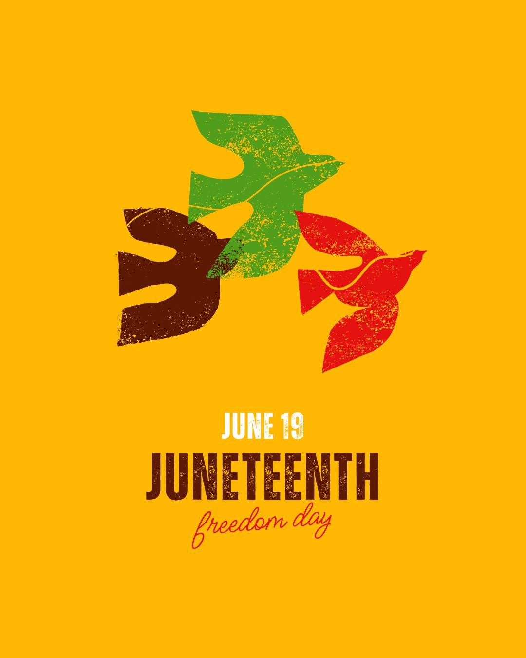 Today, we honor Juneteenth- a day that marks the end of slavery in the United States and celebrates Black freedom, resilience, and culture.