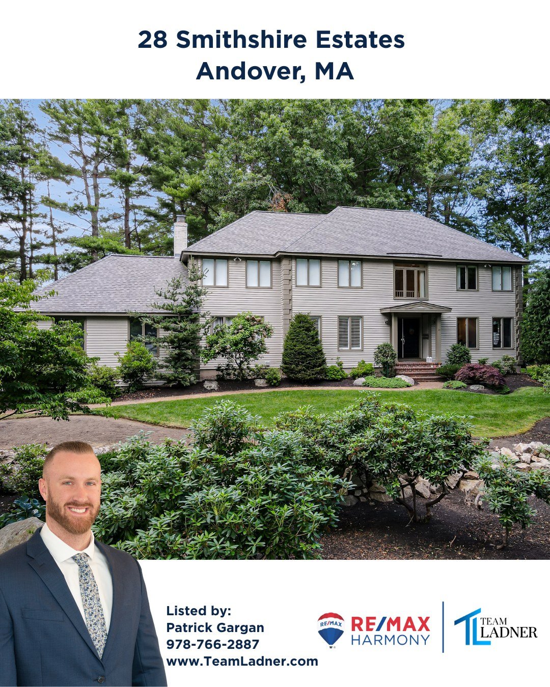 📣Just Listed!
📍28 Smithshire Estates
Andover, MA

Stunning 5-bedroom/3.5 bath Colonial on a raised lot in a highly sought-after neighborhood.

🎈Open House
Saturday, June 28 | 11:00 AM-12:30 PM
Sunday, June 29 | 11:00 AM-12:30 PM

☎781.587.0528
👉T