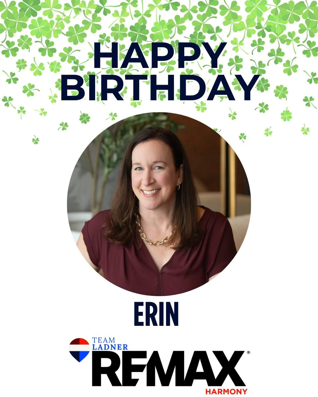Happy Birthday, Erin! ☘️

It&rsquo;s only fitting that someone with your name was born on this day- you bring so much luck and light to our Team. 🌈

May this be your brightest and luckiest year yet! ✨